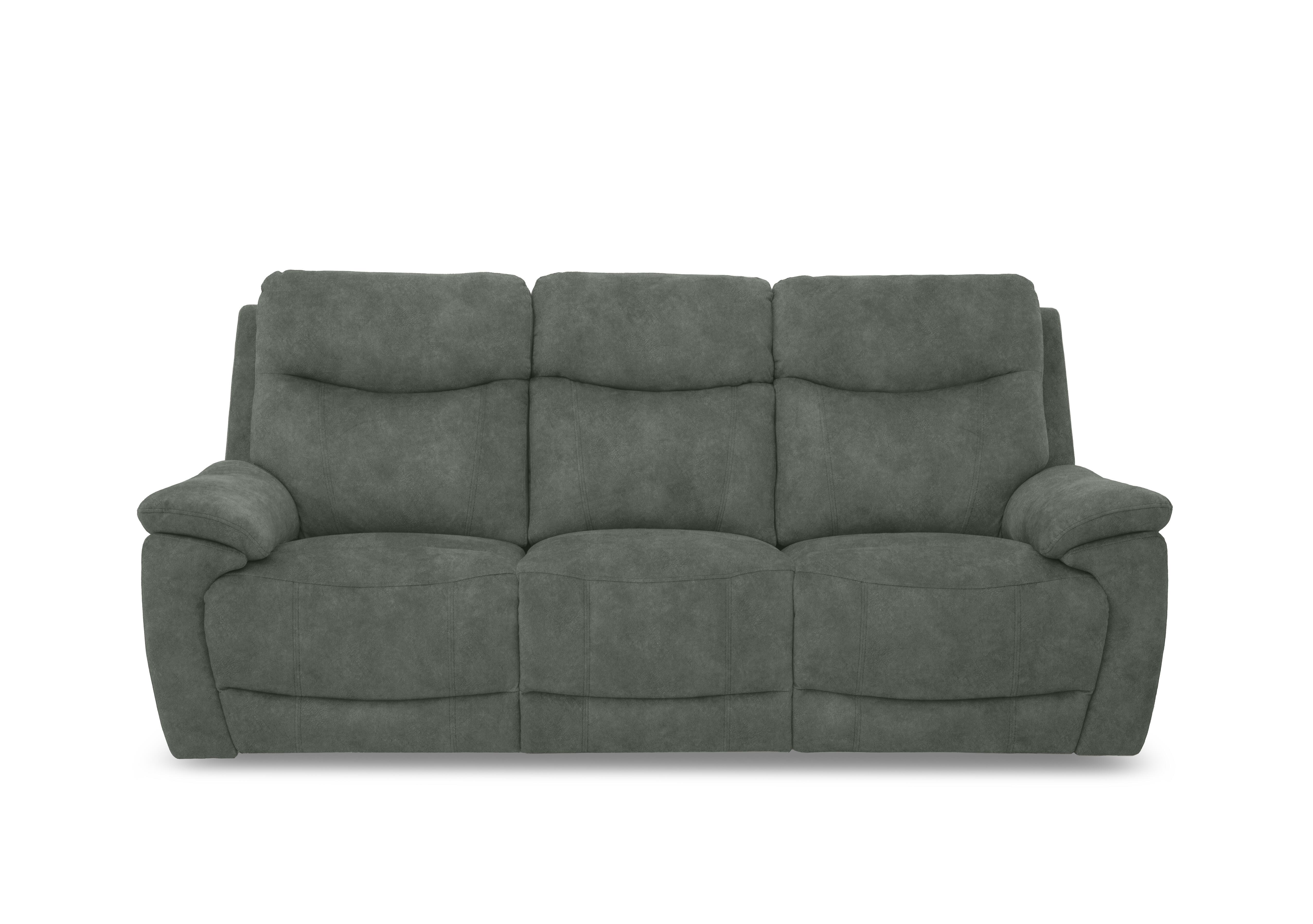 Sloane Fabric 3 Seater 3 Cushion Power Recliner Sofa with Power Headrests in 43514 Dexter Fern on Furniture Village