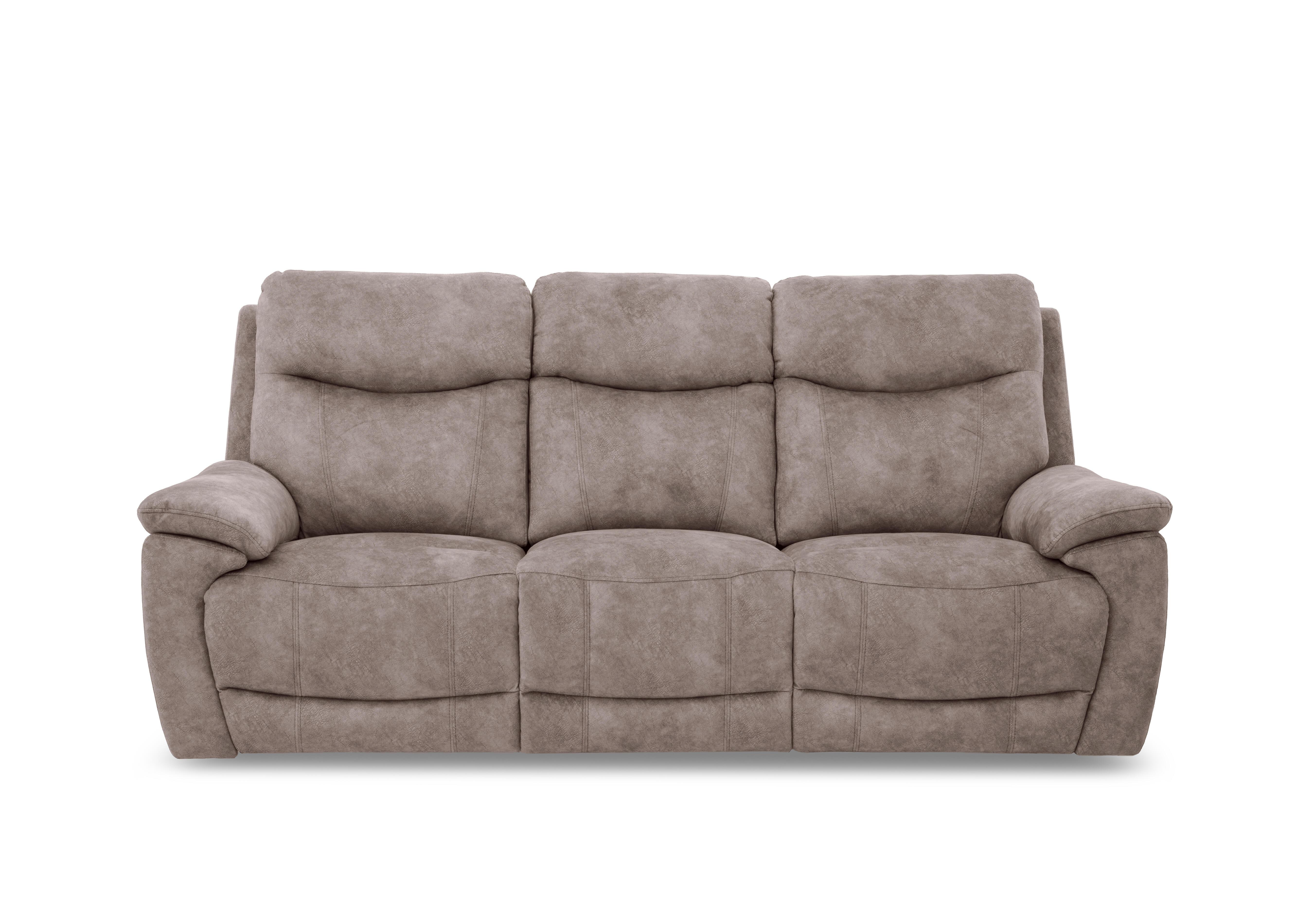 Sloane 3 Seater 3 Cushion Fabric Sofa in 18175 Marble Charcoal Grey on Furniture Village