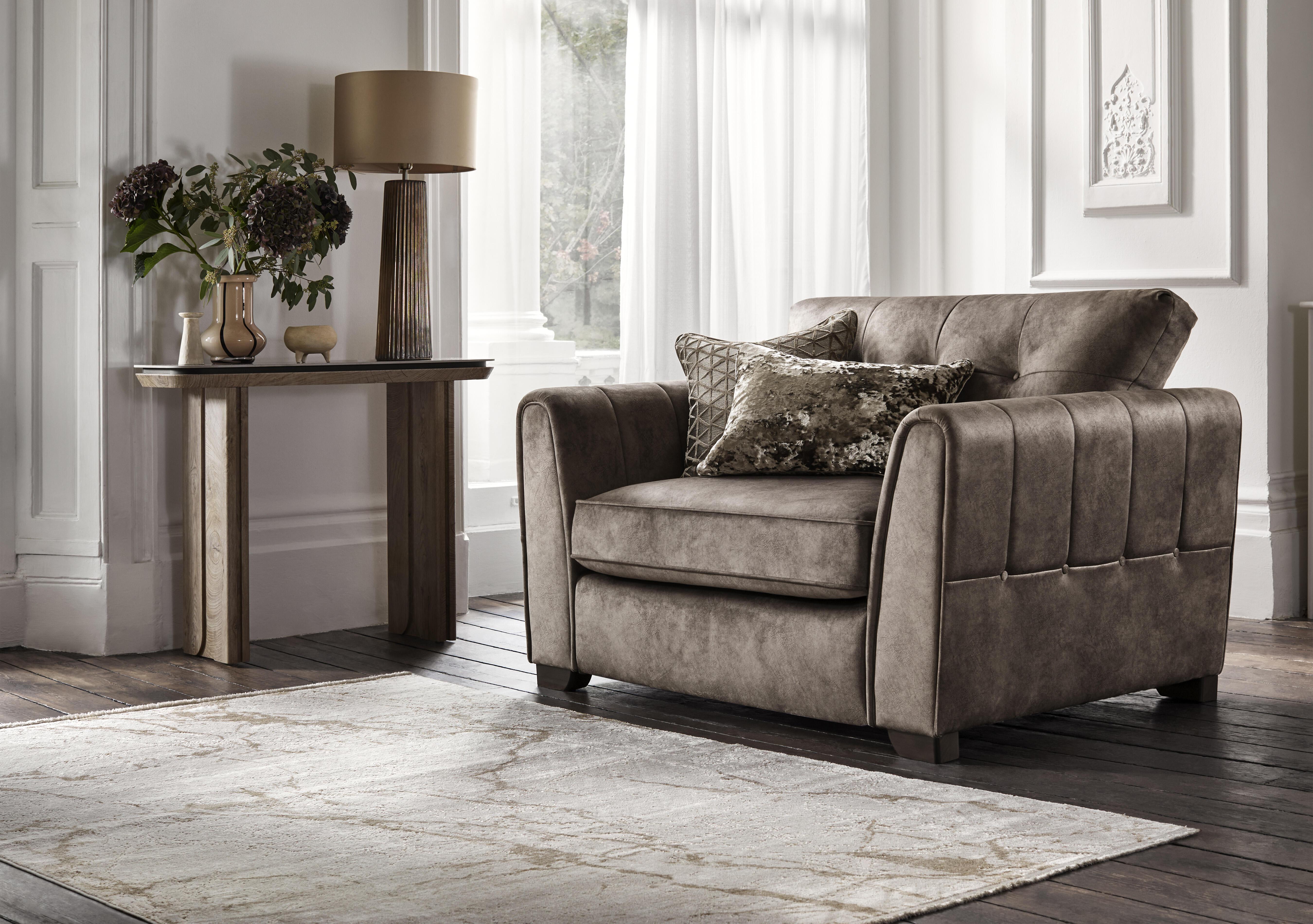 Mariah Fabric Classic Back Chair Sofa Bed in  on Furniture Village