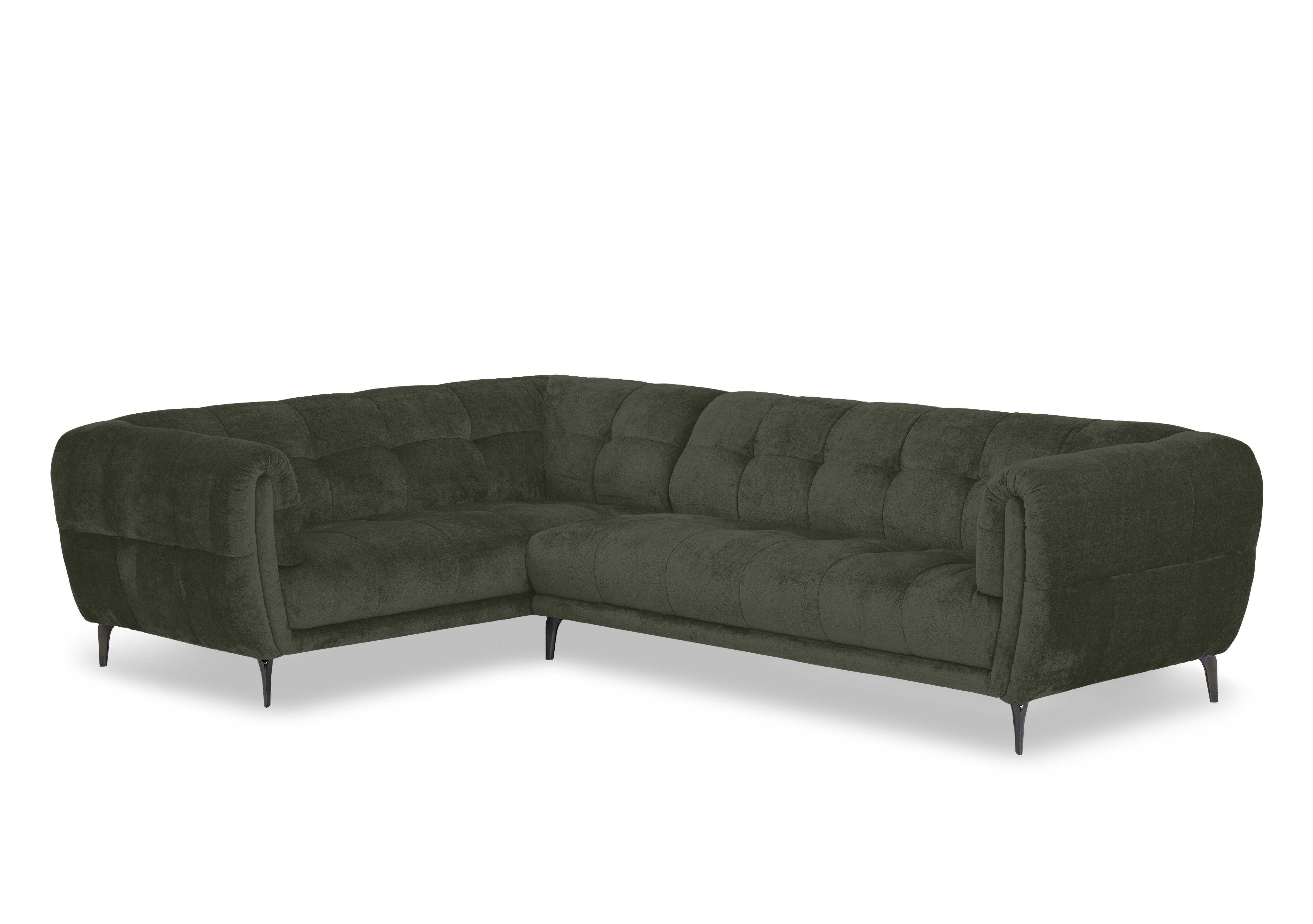 Sienna Fabric Corner Sofa in Hudson Pine 25355 on Furniture Village