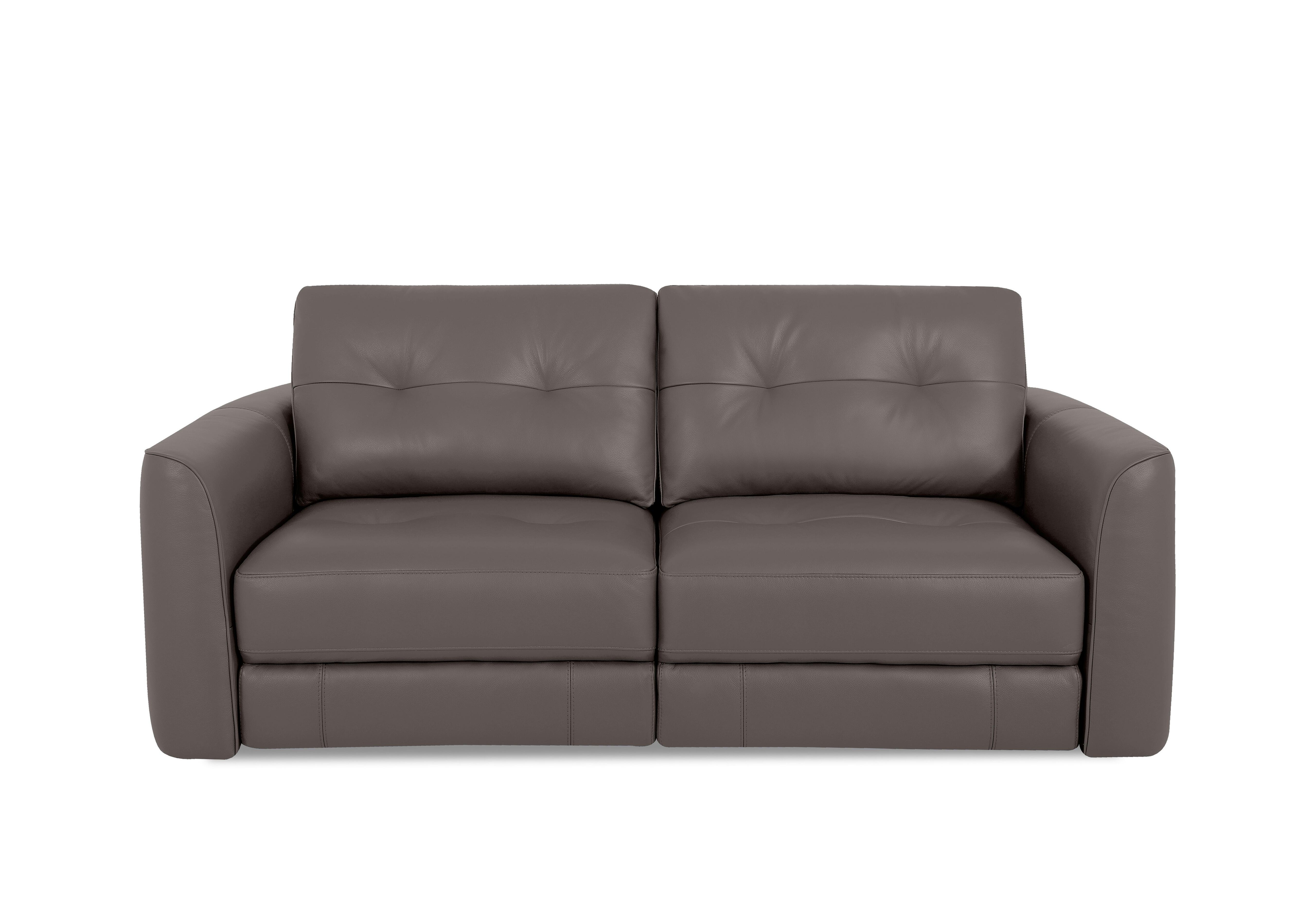 Drift 2 Seater Leather Power Glider Sofa in Bv-042e Elephant on Furniture Village