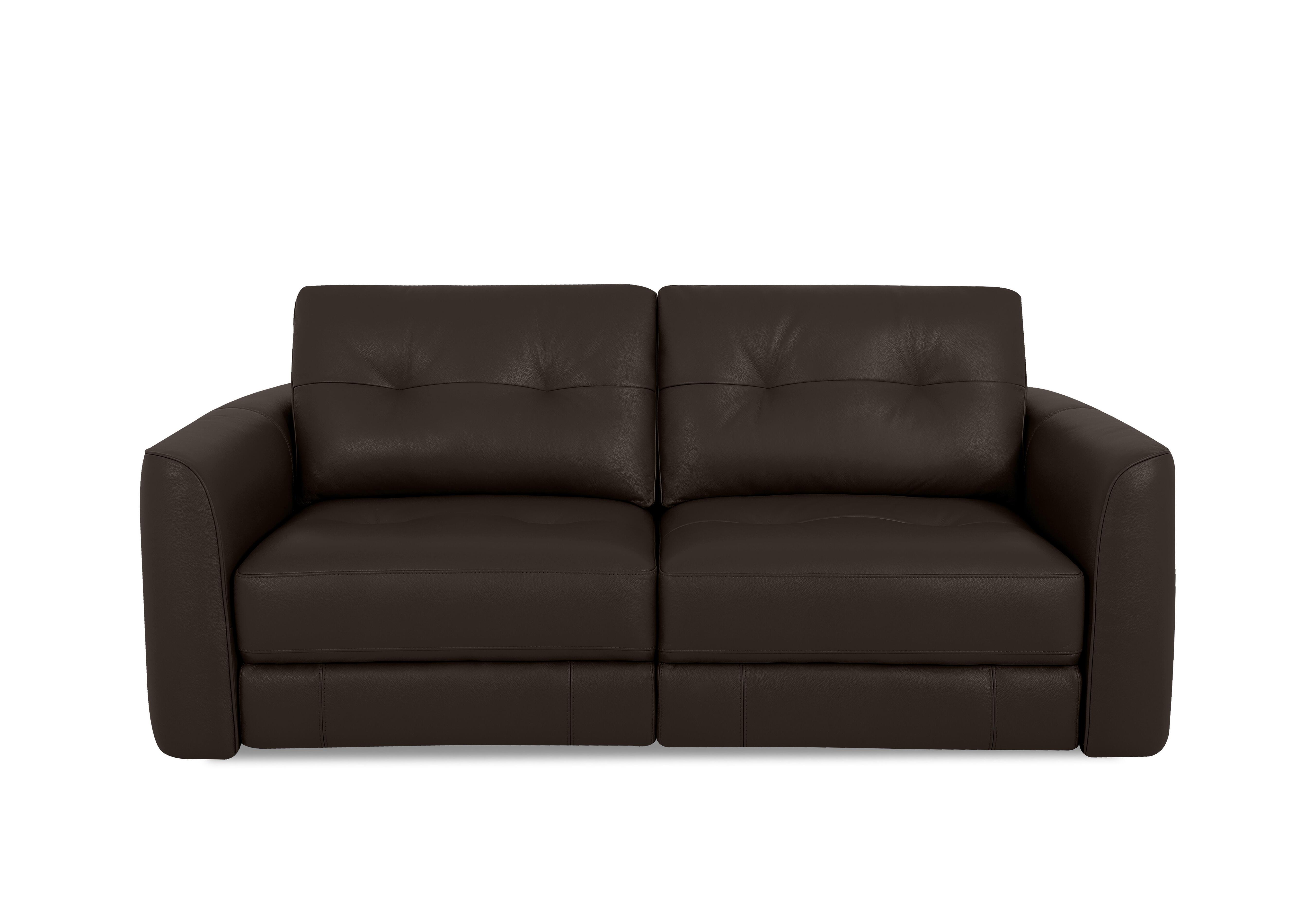 Drift 2 Seater Leather Power Glider Sofa in Bv-1748 Dark Chocolate on Furniture Village