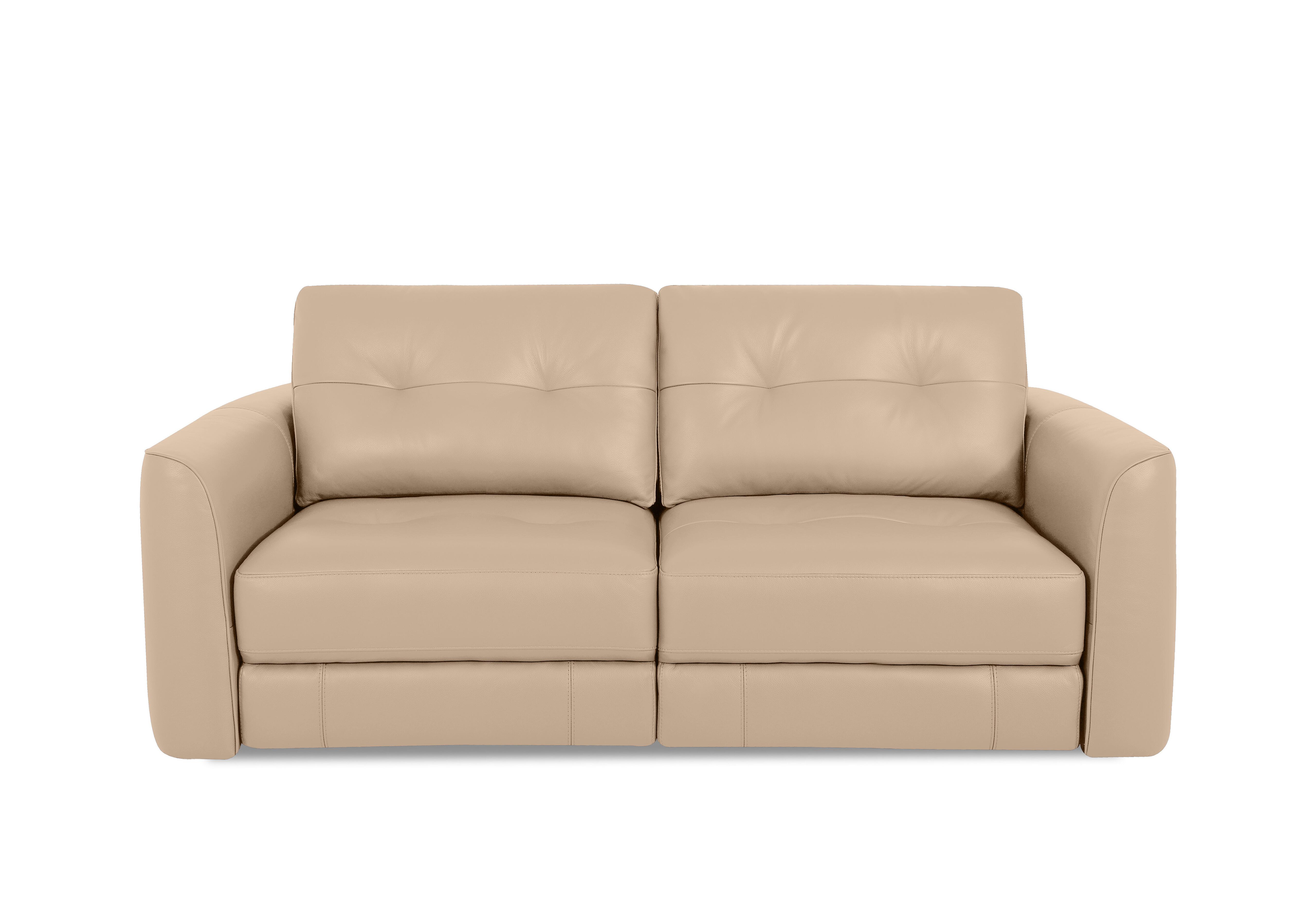 Drift 2 Seater Leather Power Glider Sofa in Bv-8475 Nude on Furniture Village
