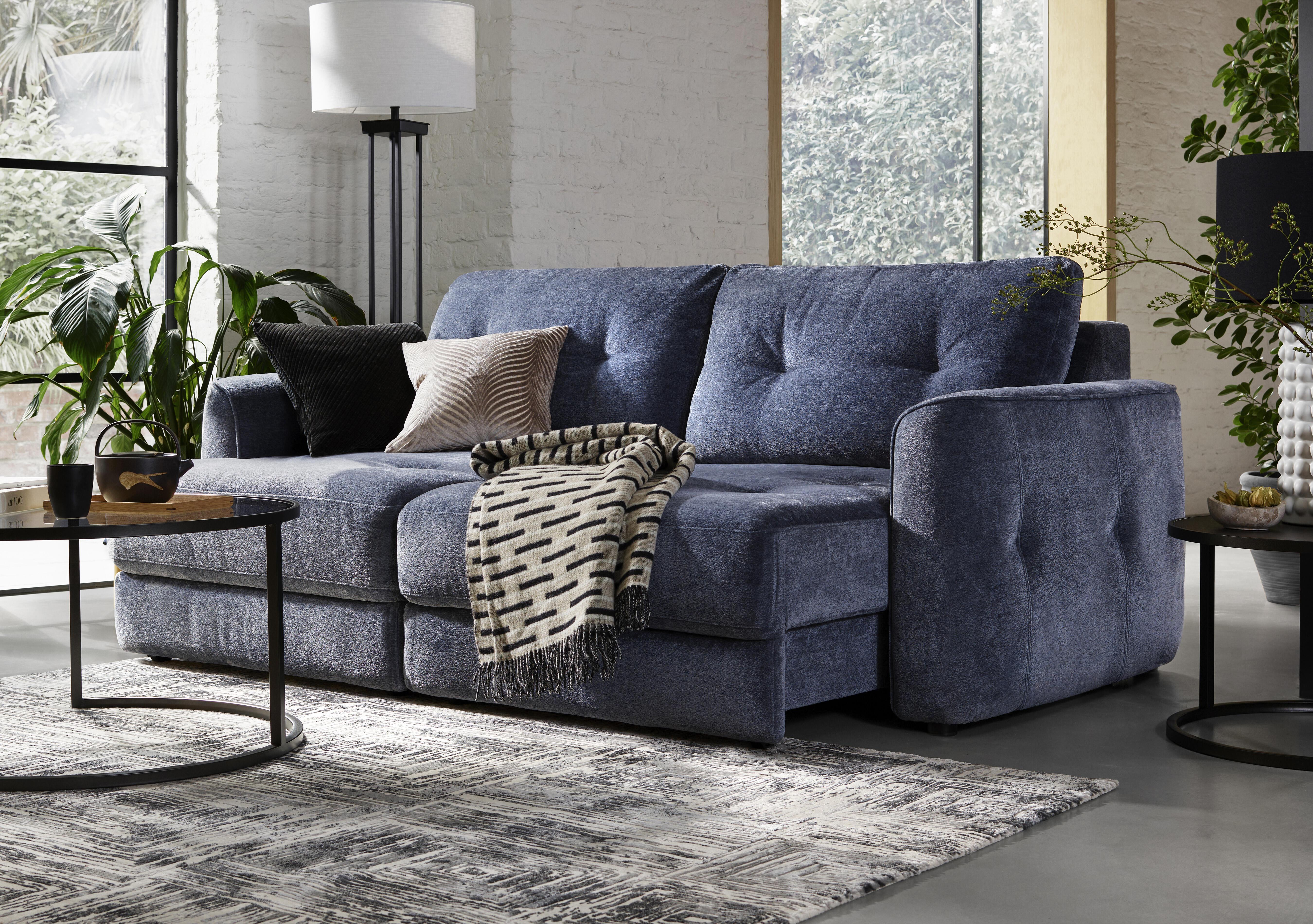 Drift 2.5 Seater Fabric Power Glider Sofa in  on Furniture Village