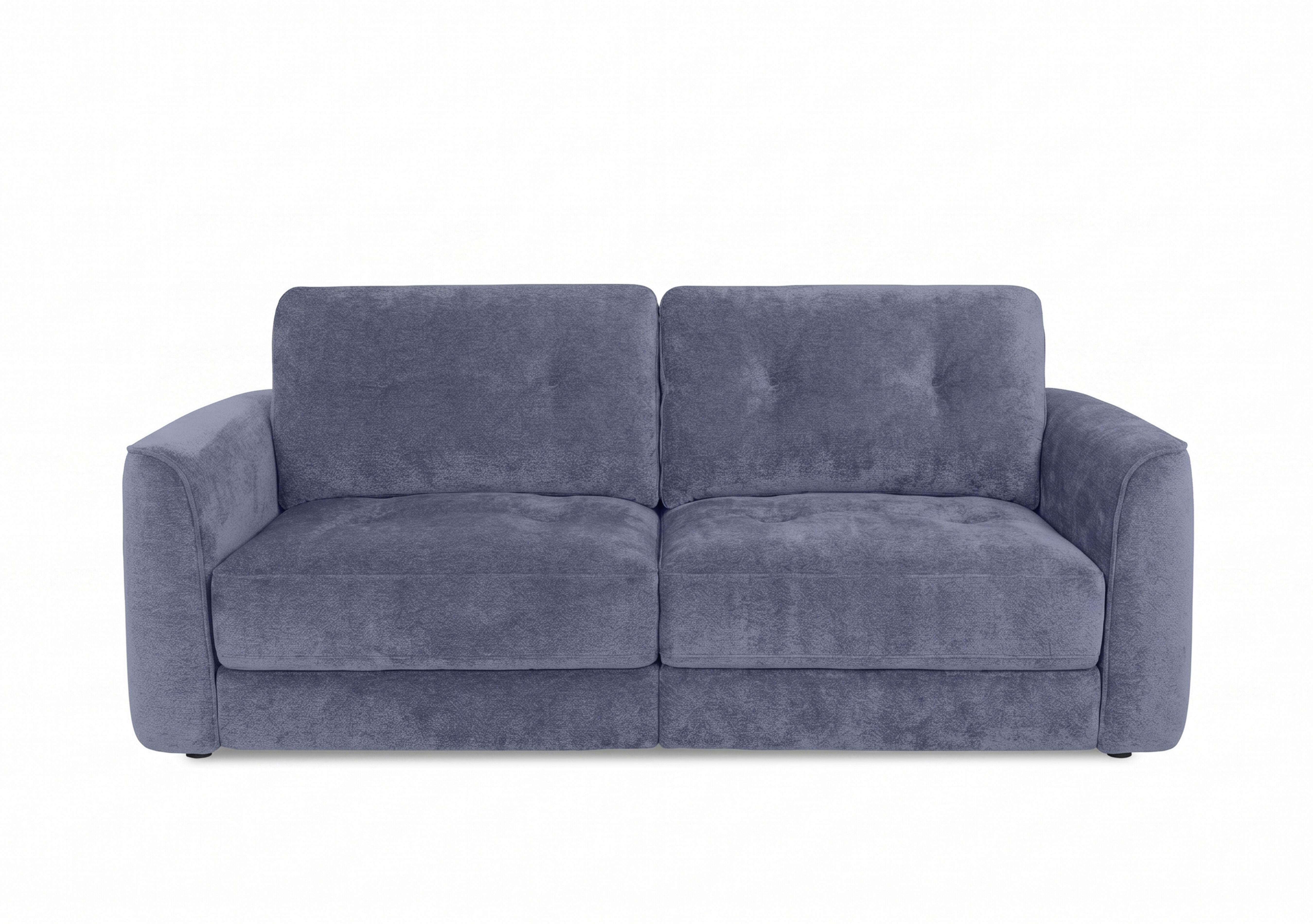 Drift 2.5 Seater Fabric Power Glider Sofa in Fab-Dab-R18 Silverish Blue on Furniture Village