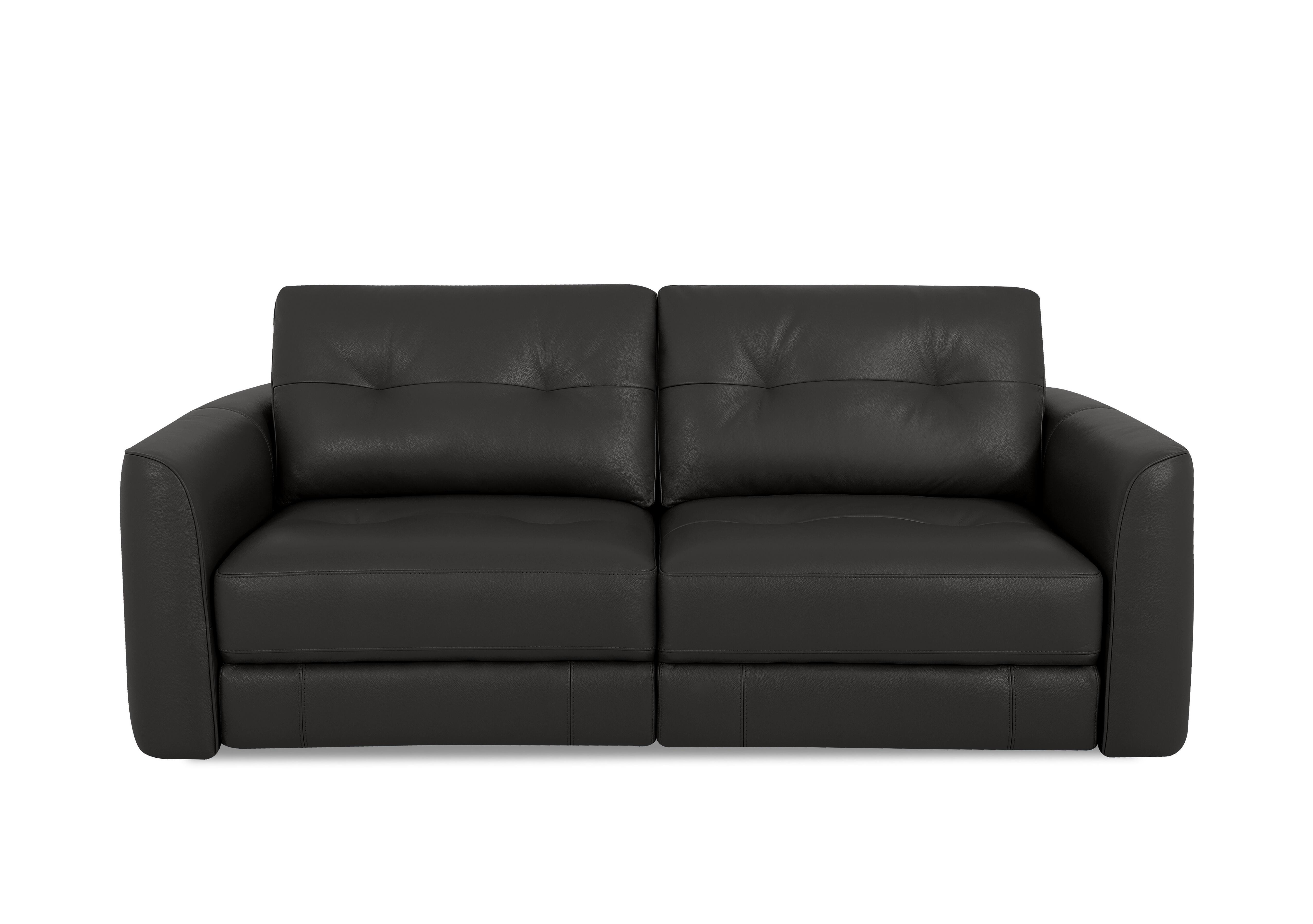 Drift 2.5 Seater Leather Power Glider Sofa in Bv-058e Shale Grey on Furniture Village