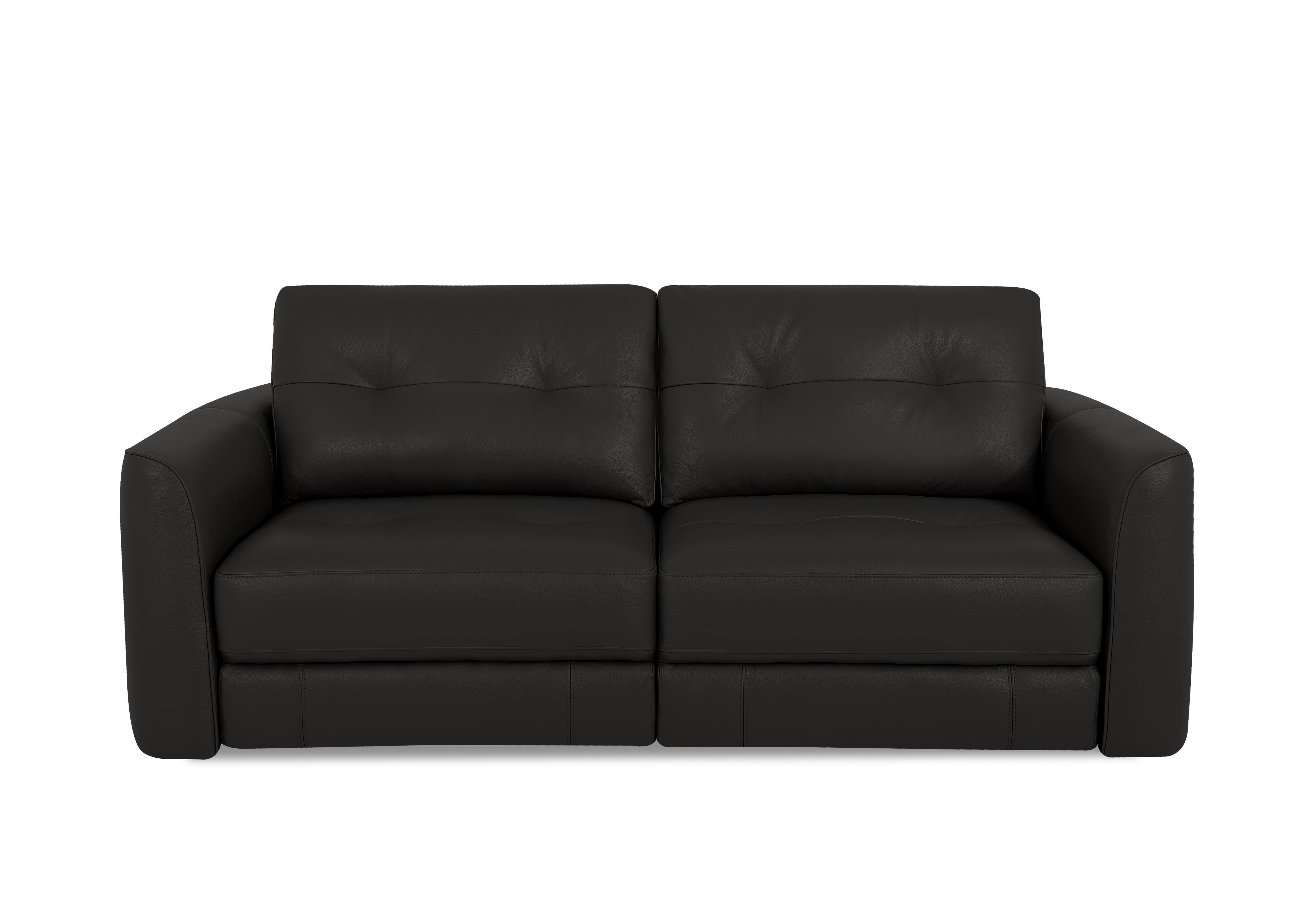 Drift 2.5 Seater Leather Power Glider Sofa in Bv-3500 Black on Furniture Village