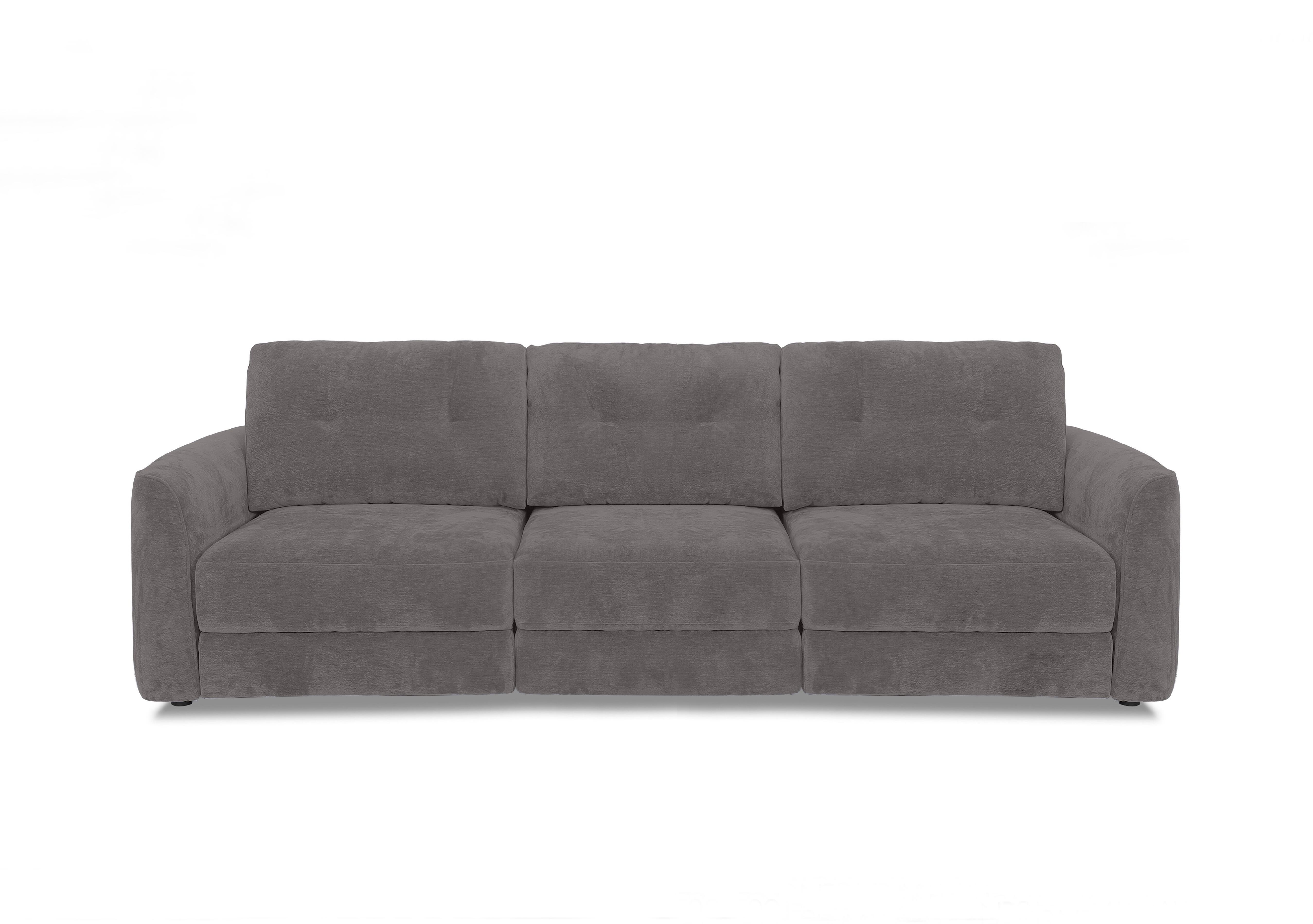 Drift 3 Seater Fabric Power Glider Sofa in Fab-Dab-R02 Steel Grey on Furniture Village