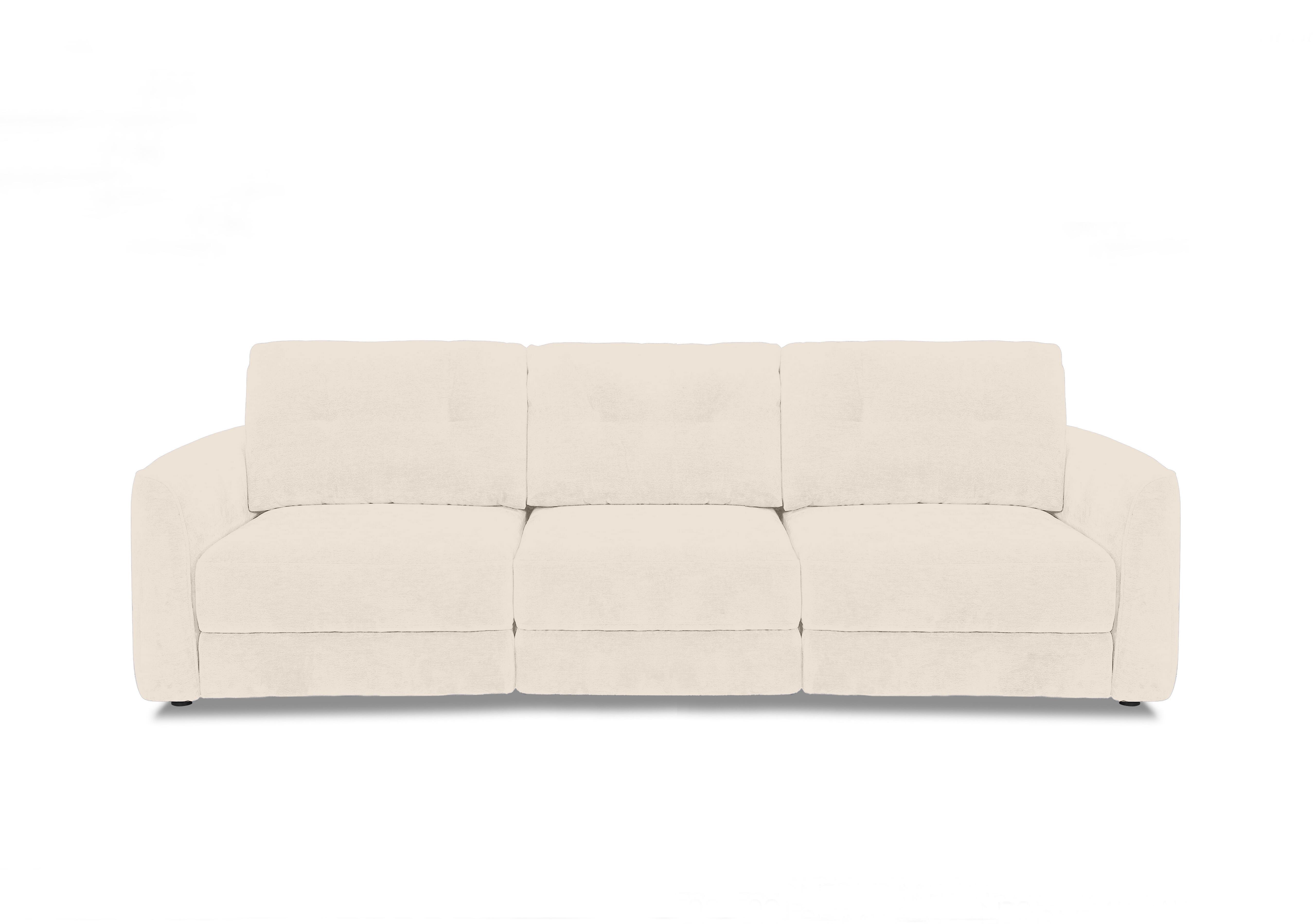 Drift 3 Seater Fabric Power Glider Sofa in Fab-Dab-R05 Cream on Furniture Village