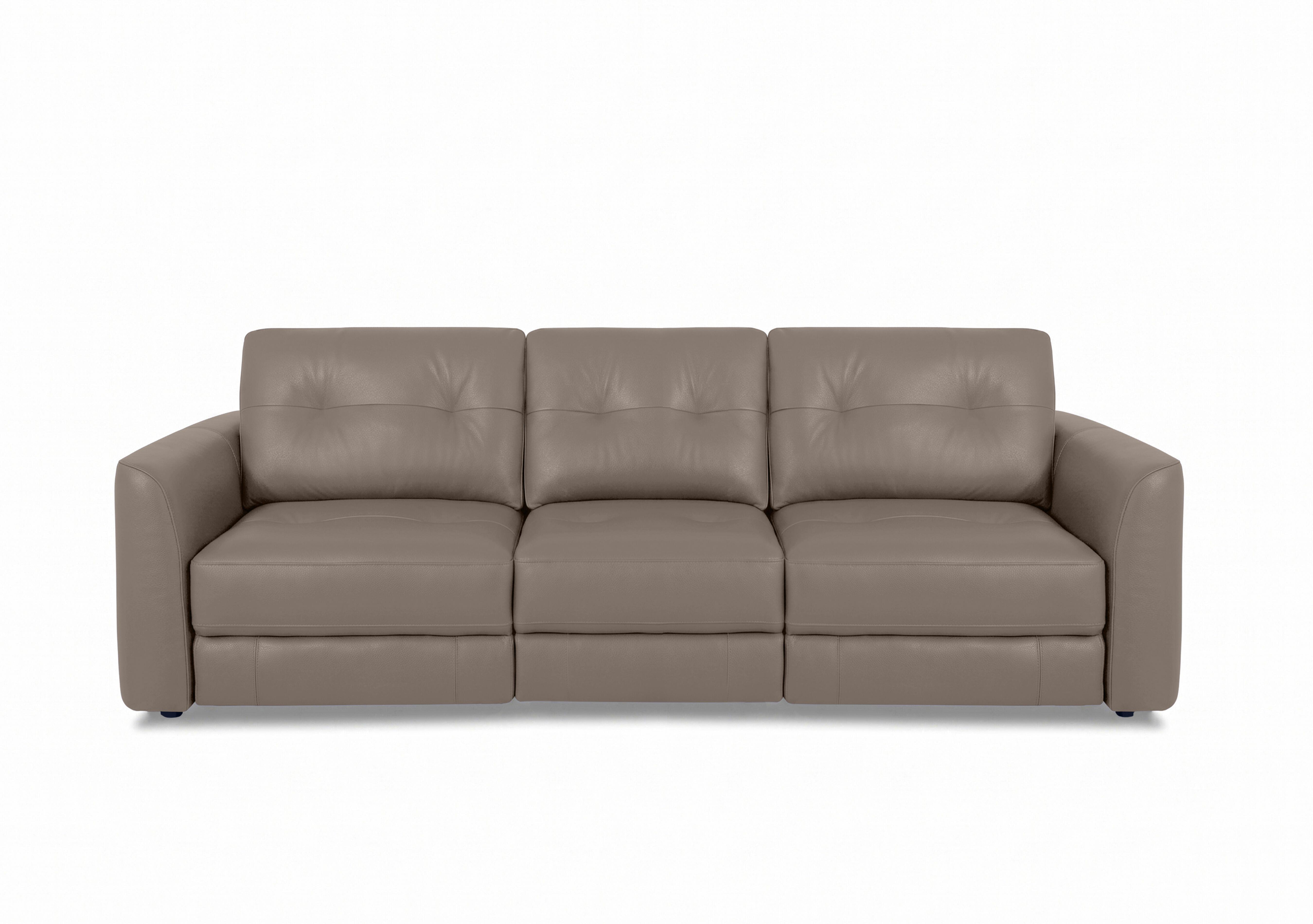 Drift 3 Seater Leather Power Glider Sofa in Bv-513e Pine Bark on Furniture Village