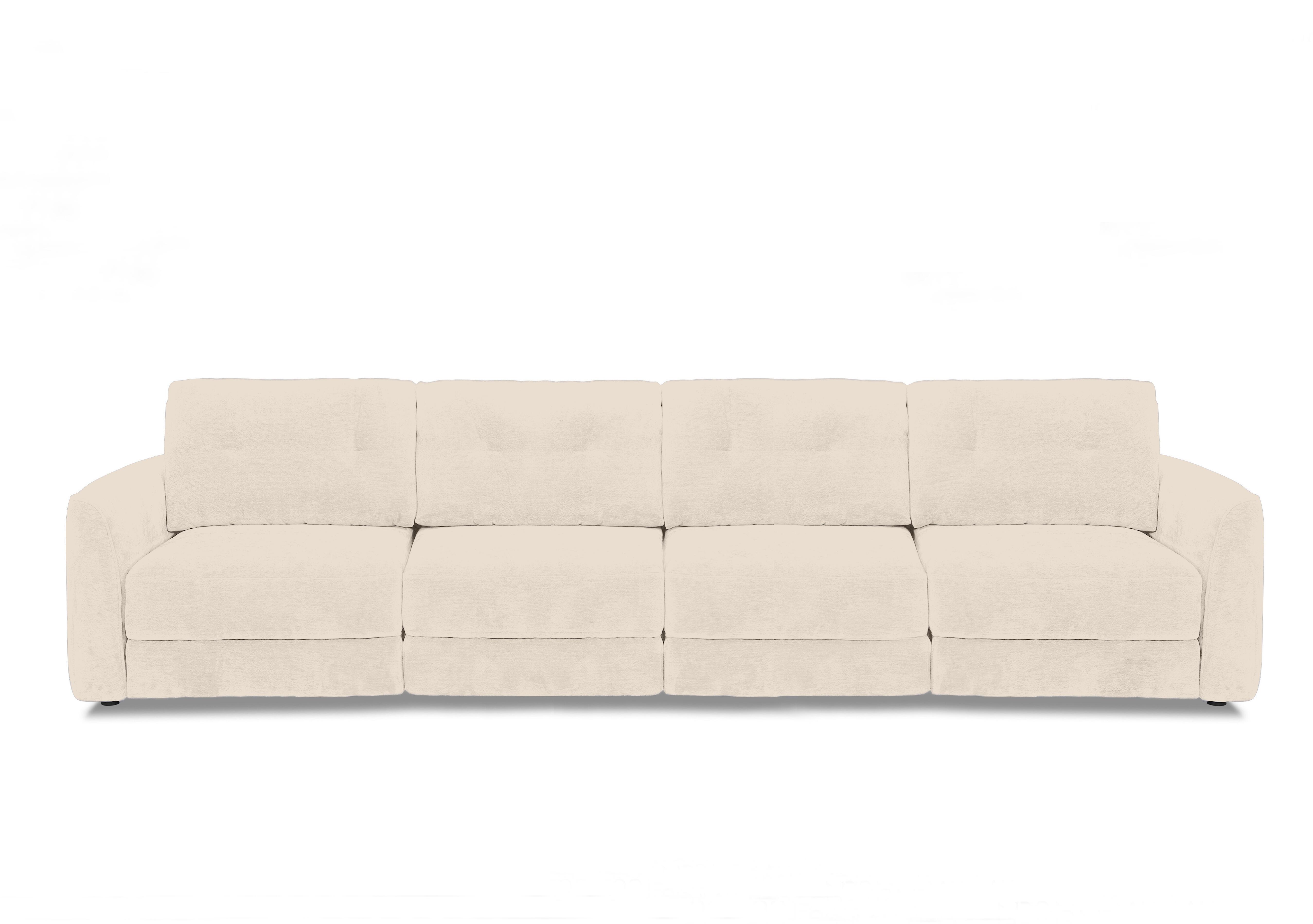 Drift 4 Seater Fabric Power Glider Sofa in Fab-Dab-R06 Beige on Furniture Village