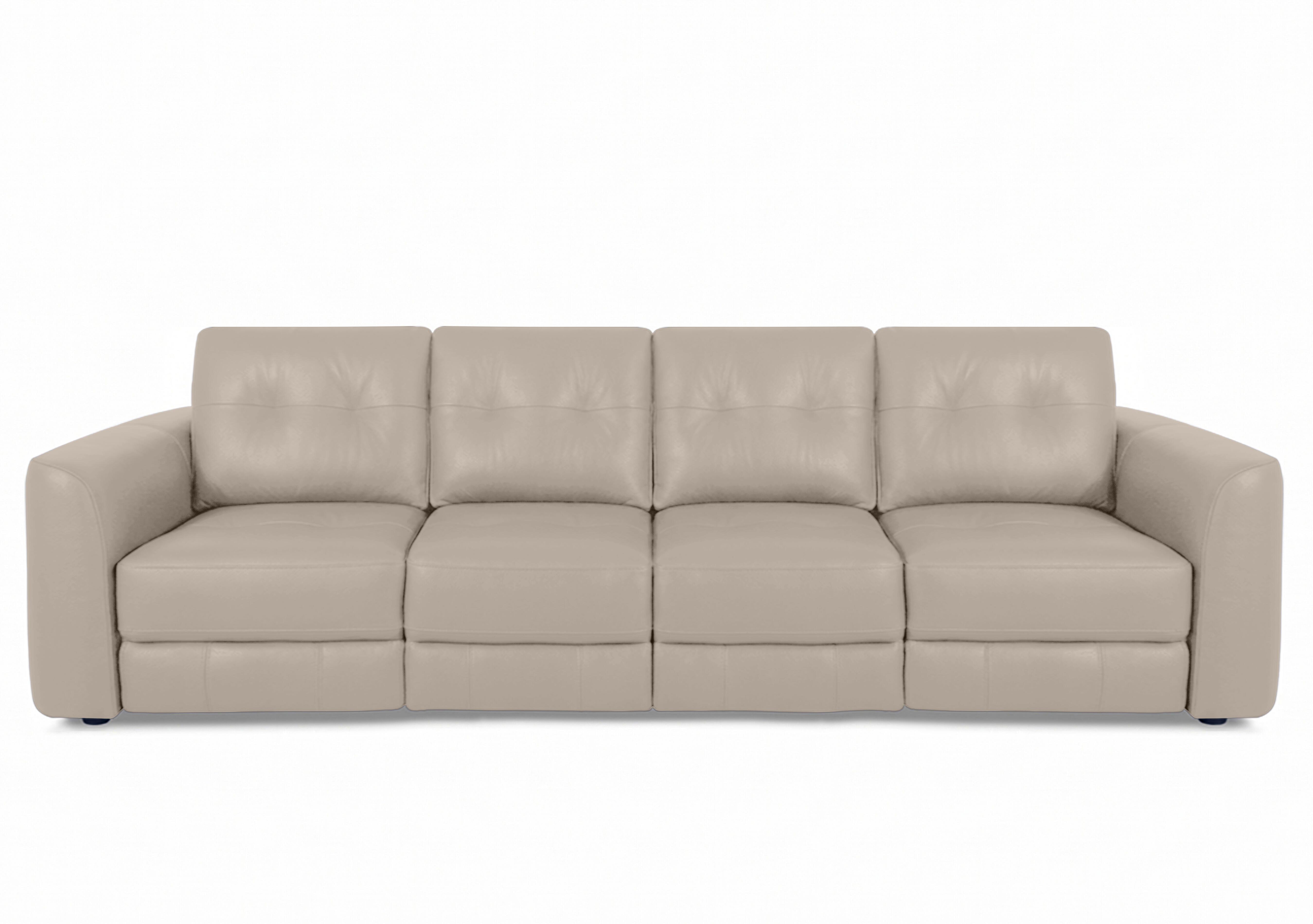 Drift 4 Seater Leather Power Glider Sofa in Bv-946b Feather Grey on Furniture Village