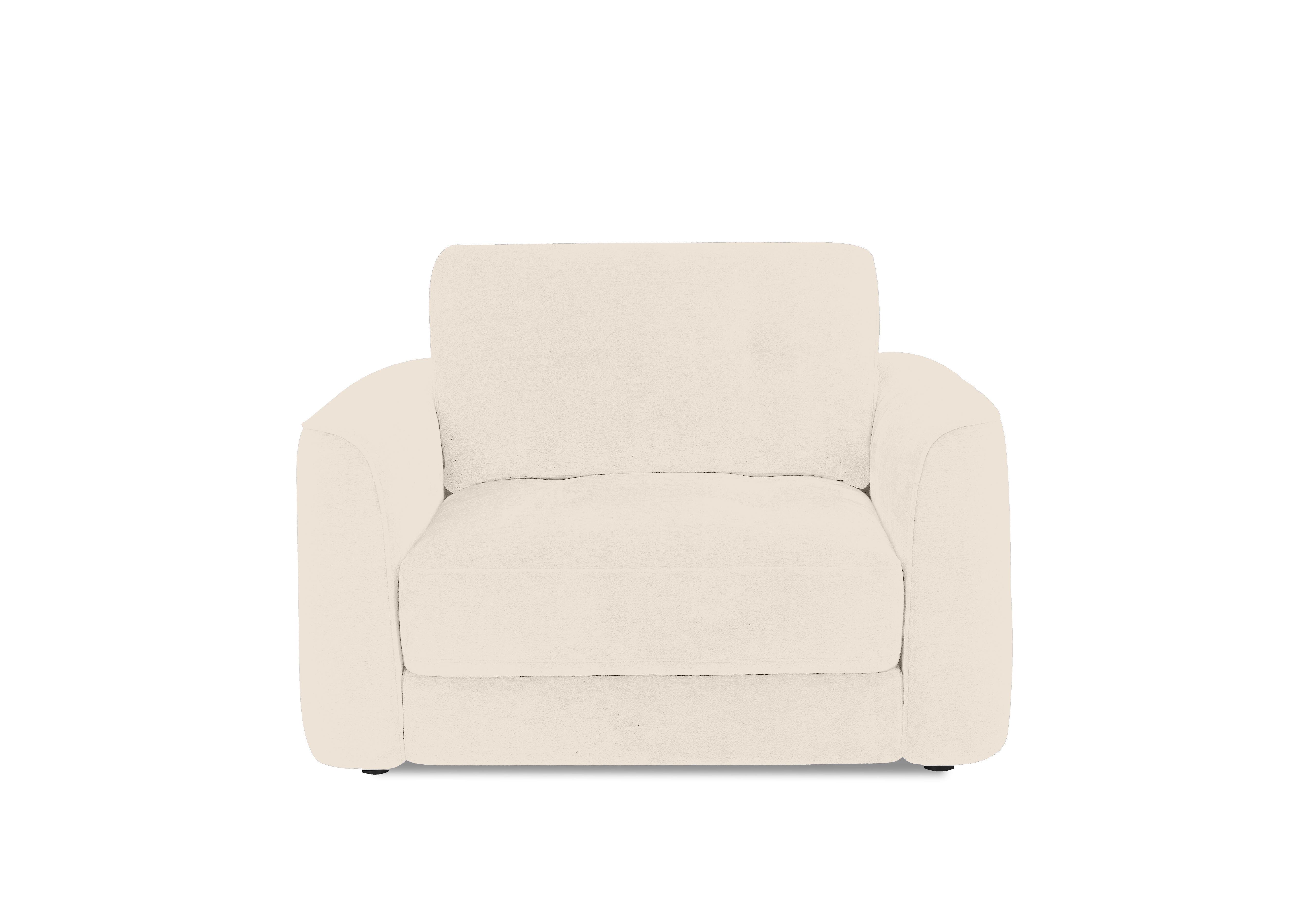 Drift Fabric Power Glider Armchair in Fab-Dab-R05 Cream on Furniture Village
