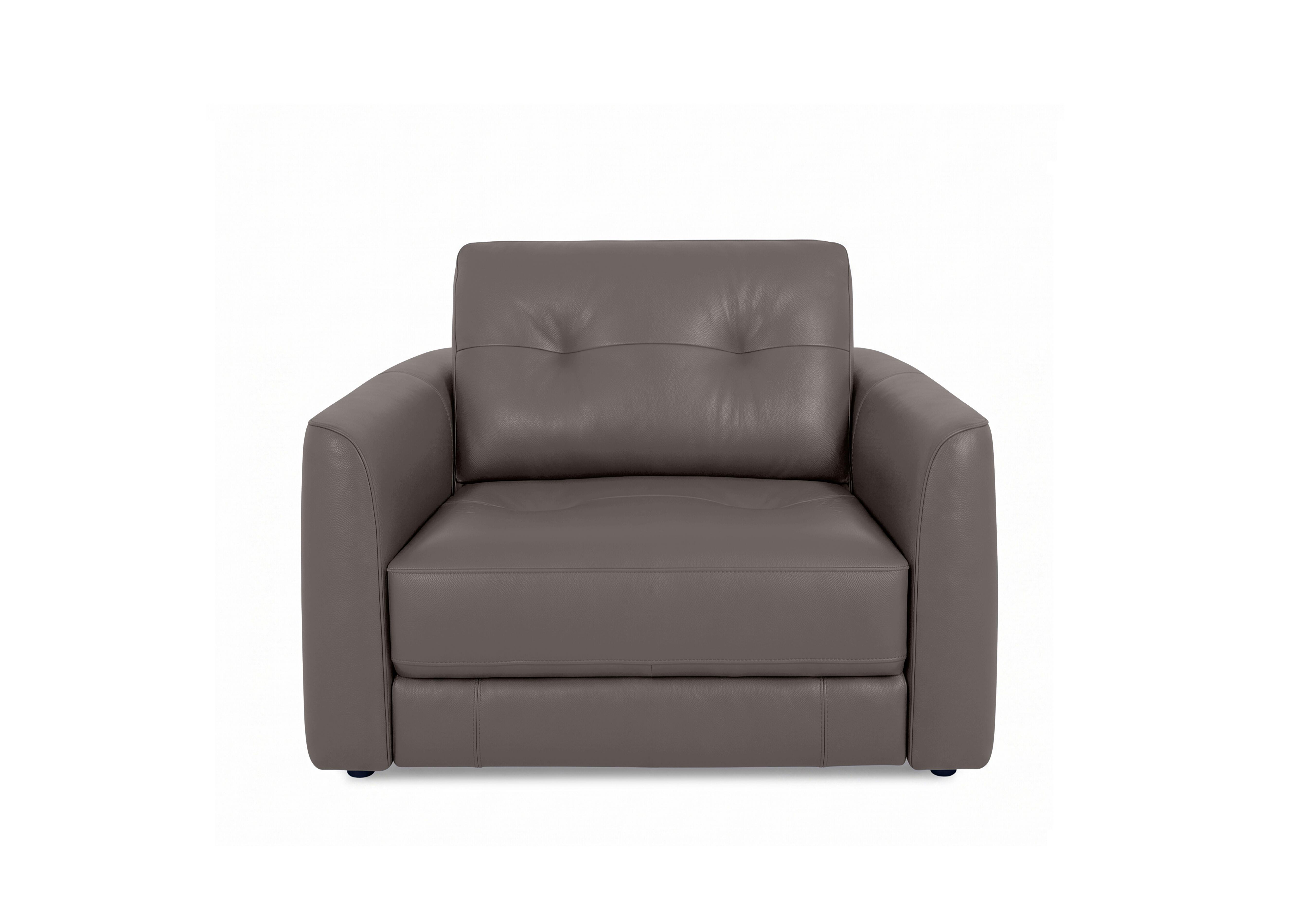 Drift Leather Power Glider Armchair in Bv-042e Elephant on Furniture Village