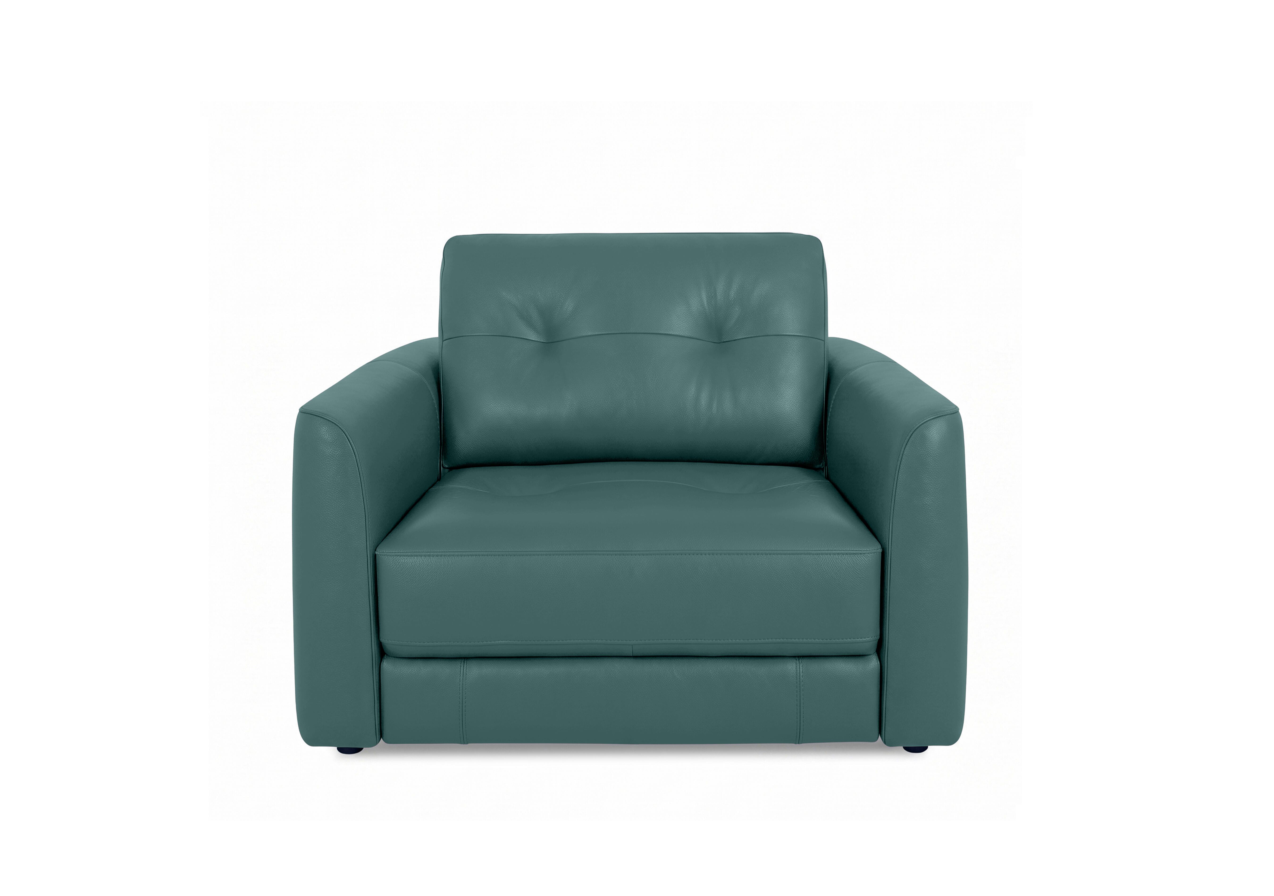 Drift Leather Power Glider Armchair in Bv-301e Lake Green on Furniture Village