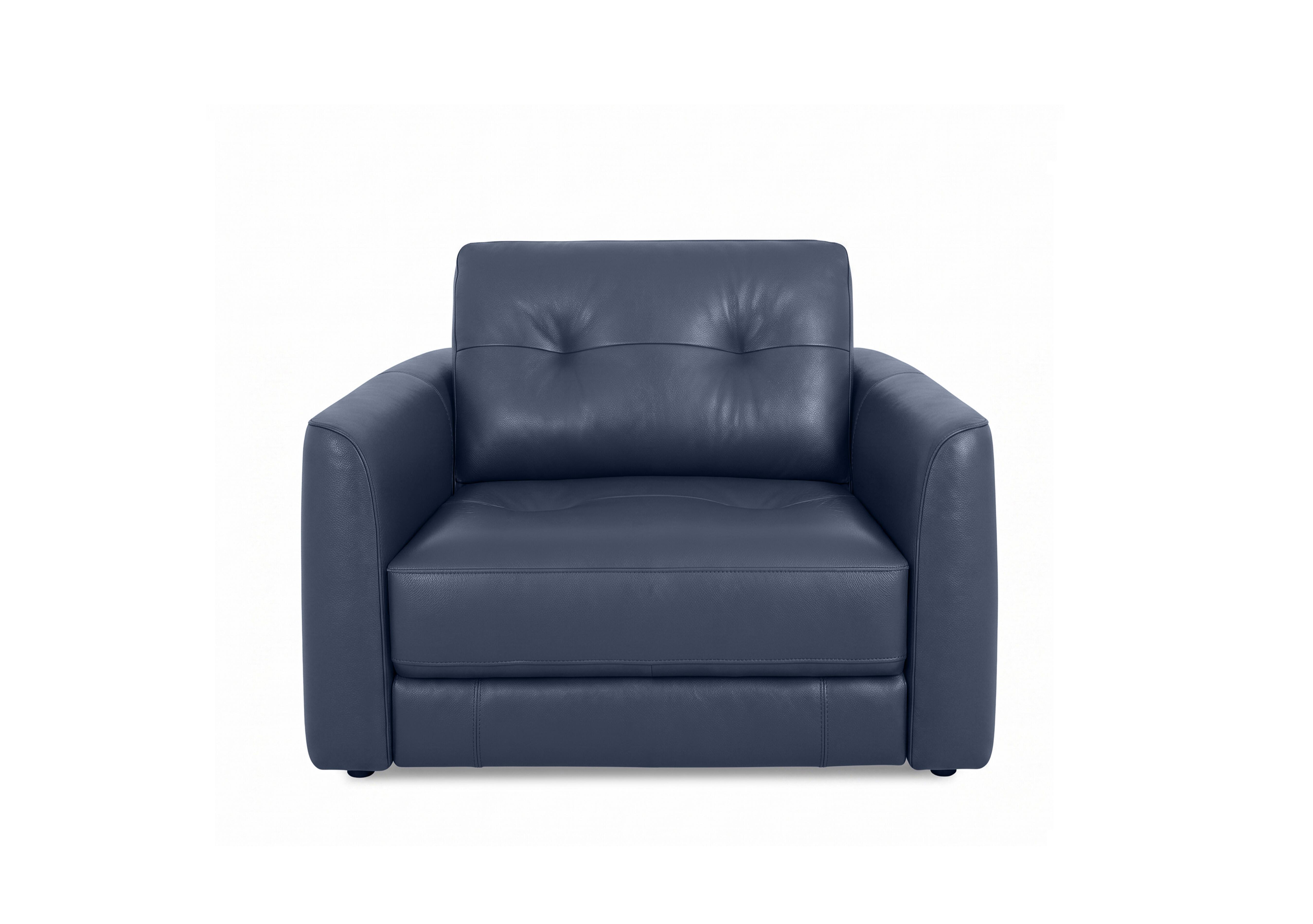 Drift Leather Power Glider Armchair in Bv-313e Ocean Blue on Furniture Village
