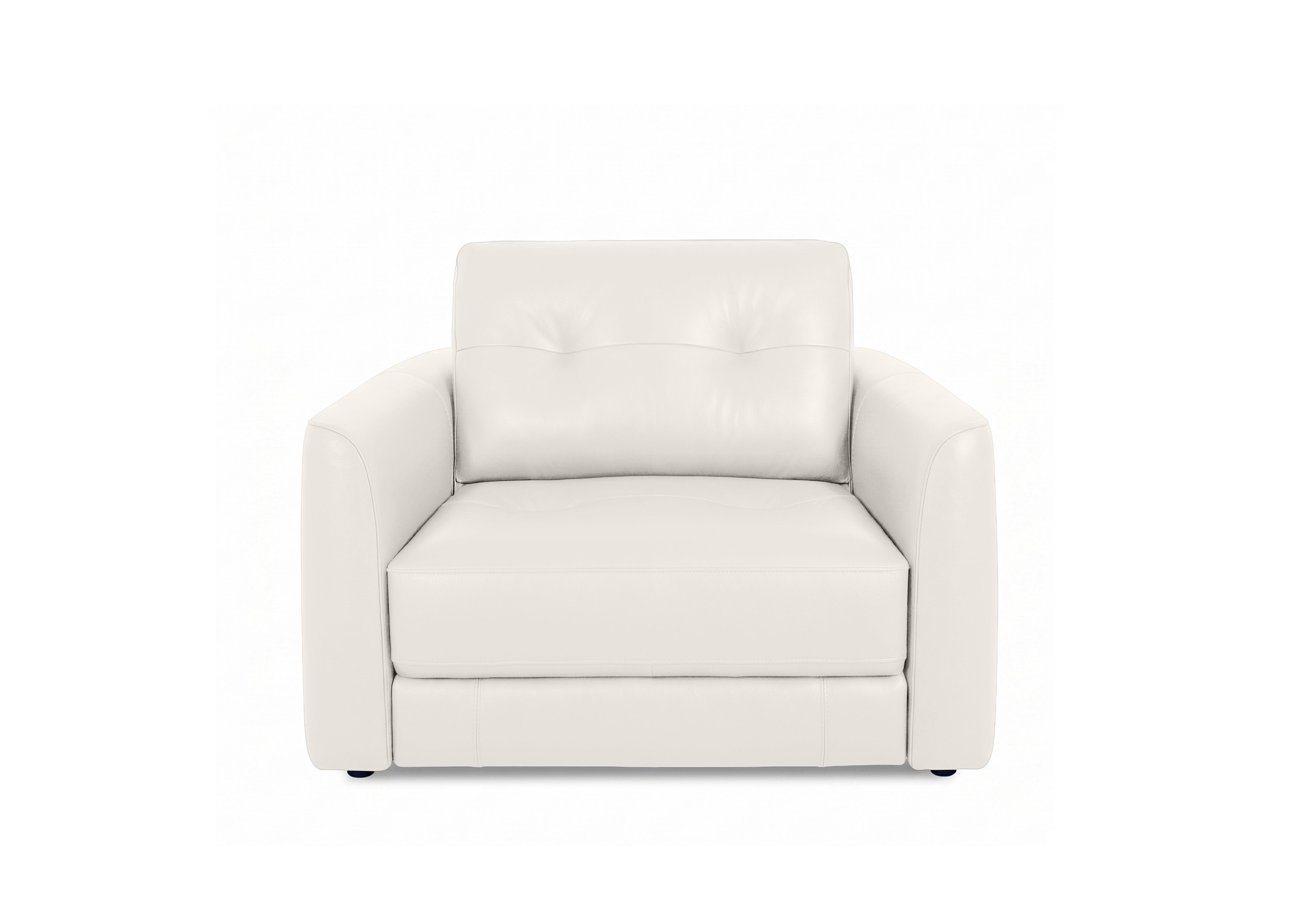 Drift Leather Power Glider Armchair in Bv-744d Star White on Furniture Village