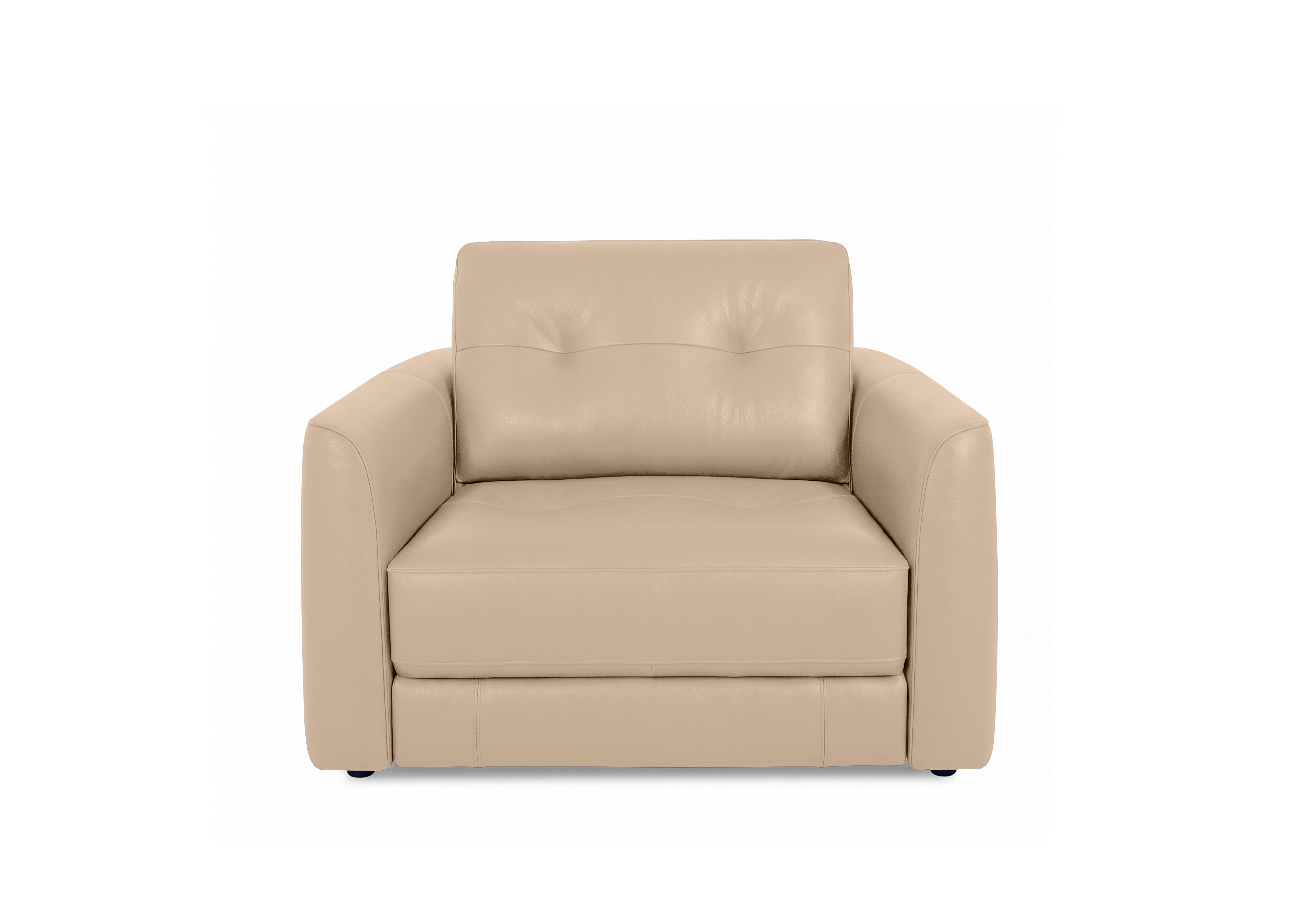 Drift Leather Power Glider Armchair in Bv-8475 Nude on Furniture Village