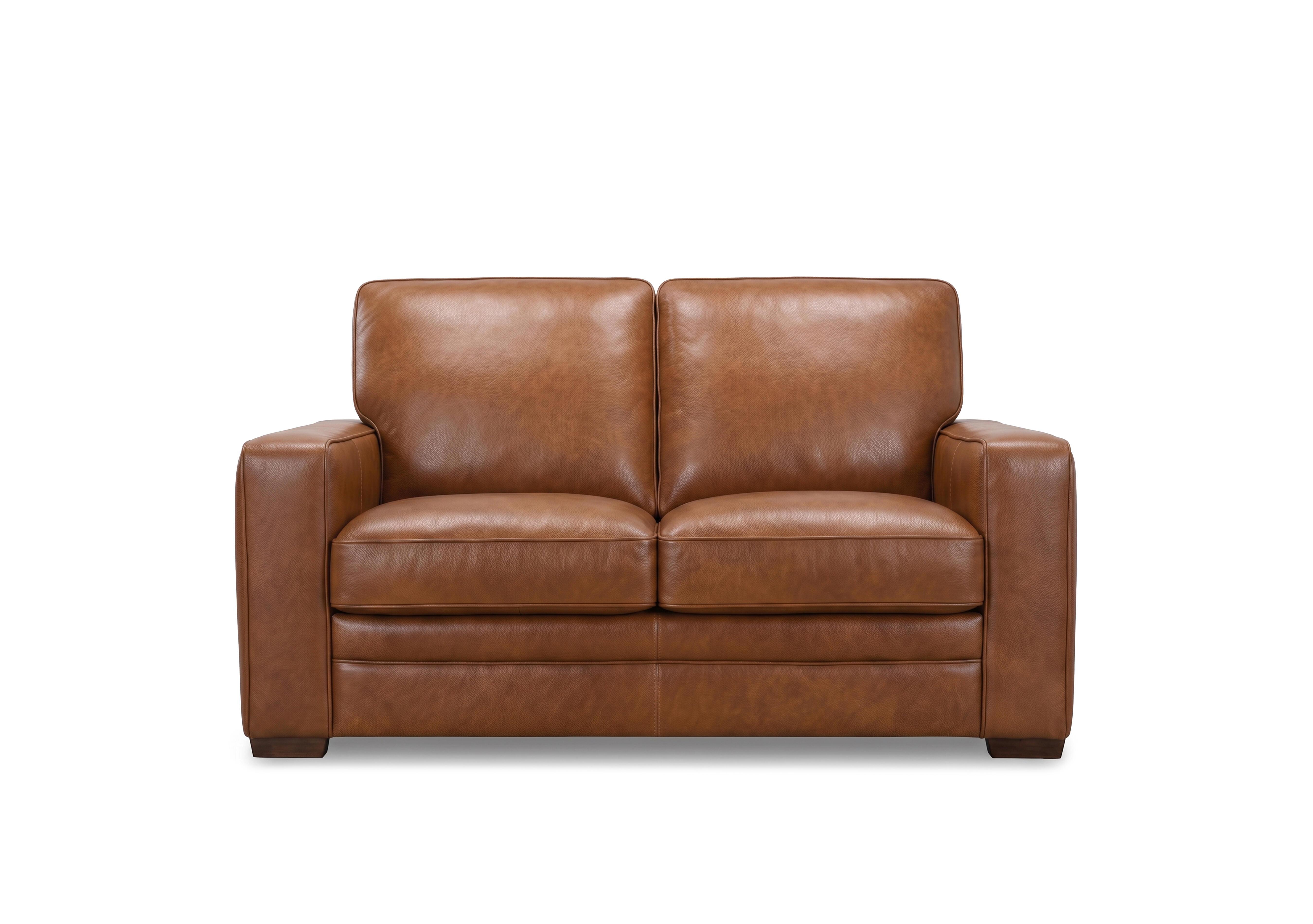 Aspen 2 Seater Leather Sofa in Scotch M4415 on Furniture Village