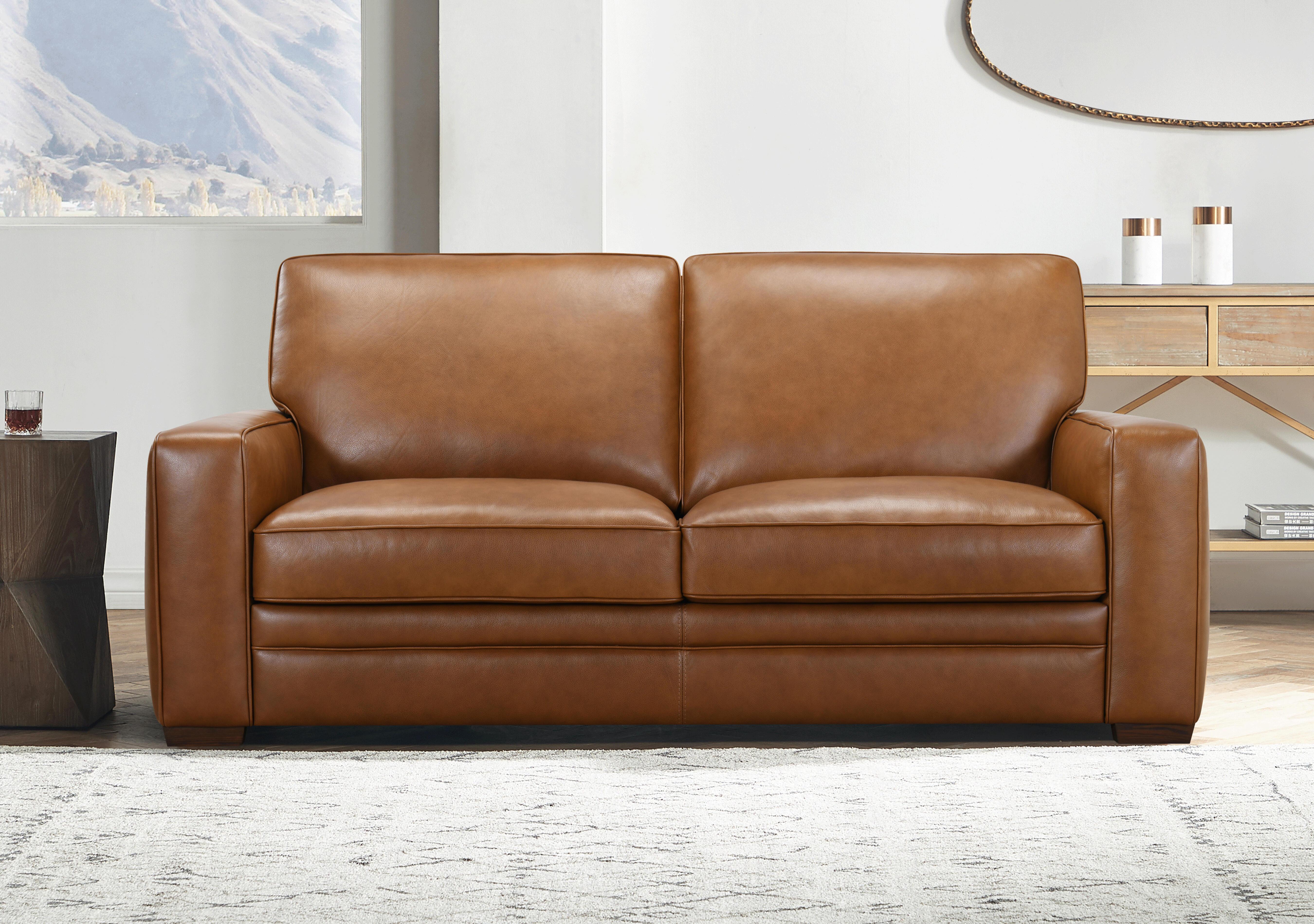 Aspen 3 Seater Leather Sofa in  on Furniture Village