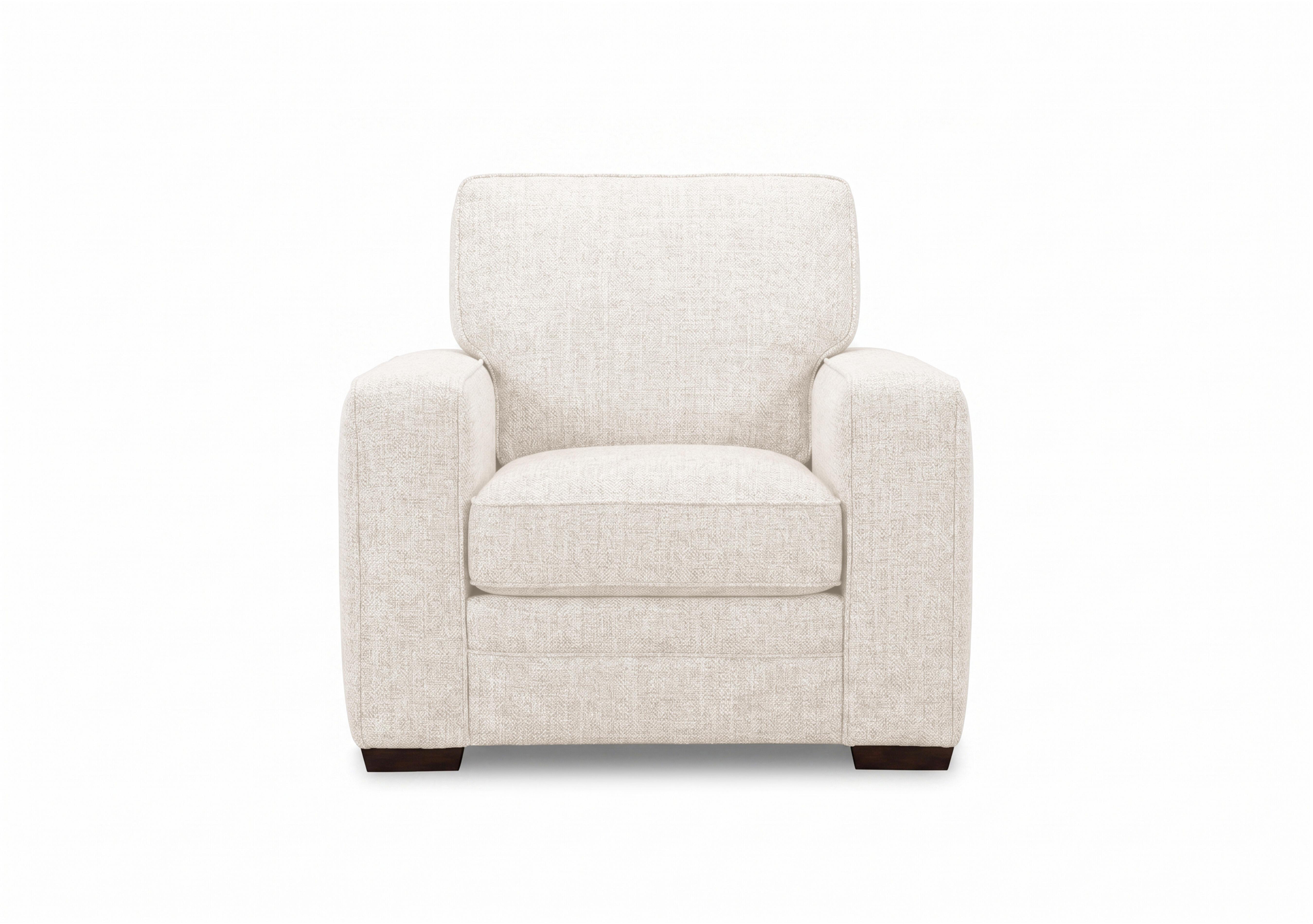 Aspen Fabric Armchair in Vanilla Tx2893 on Furniture Village