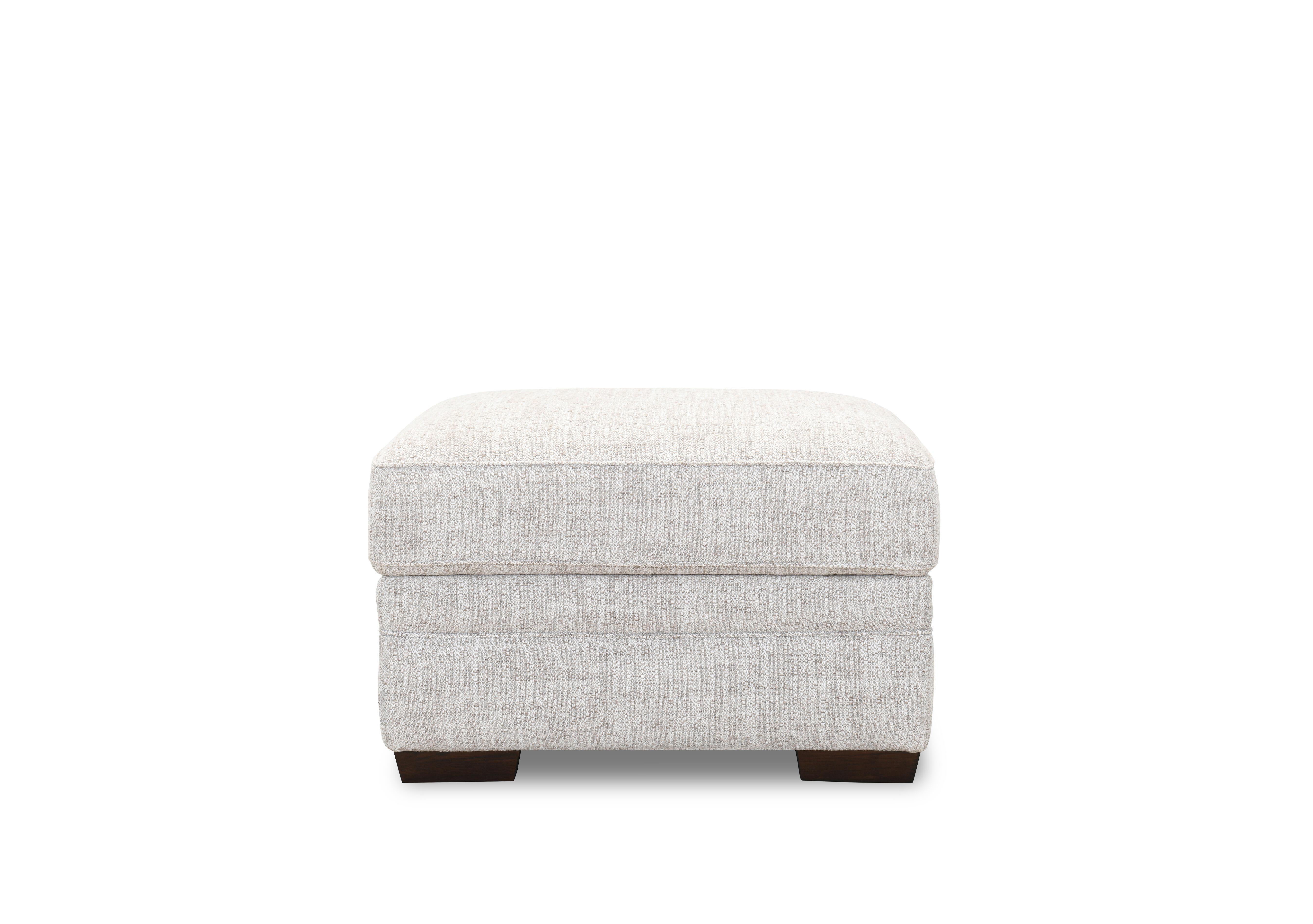 Aspen Rectangular Fabric Footstool in Mink Tx2891 on Furniture Village