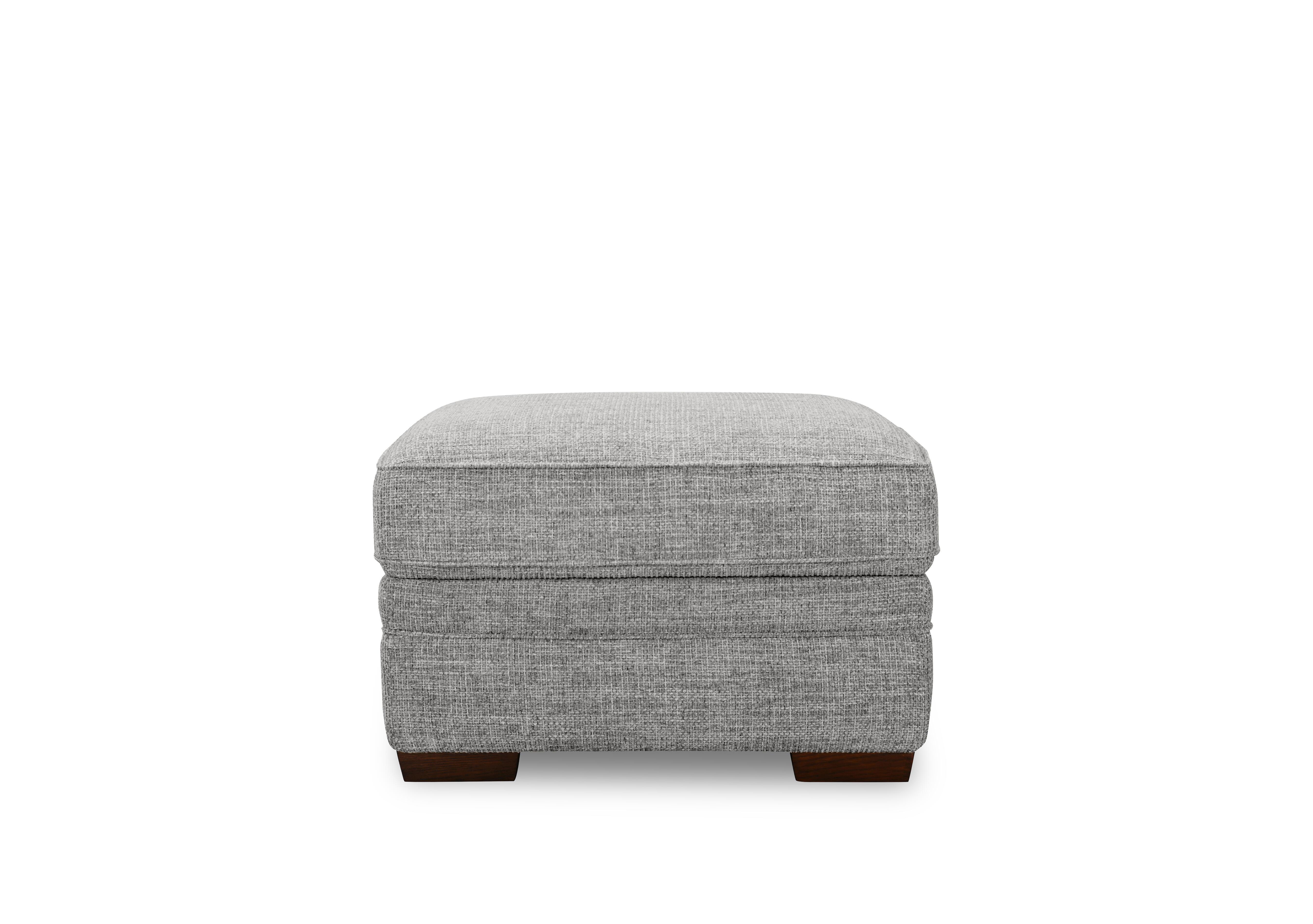 Carrick Rectangular Fabric Storage Footstool in Slate Tx3443 on Furniture Village