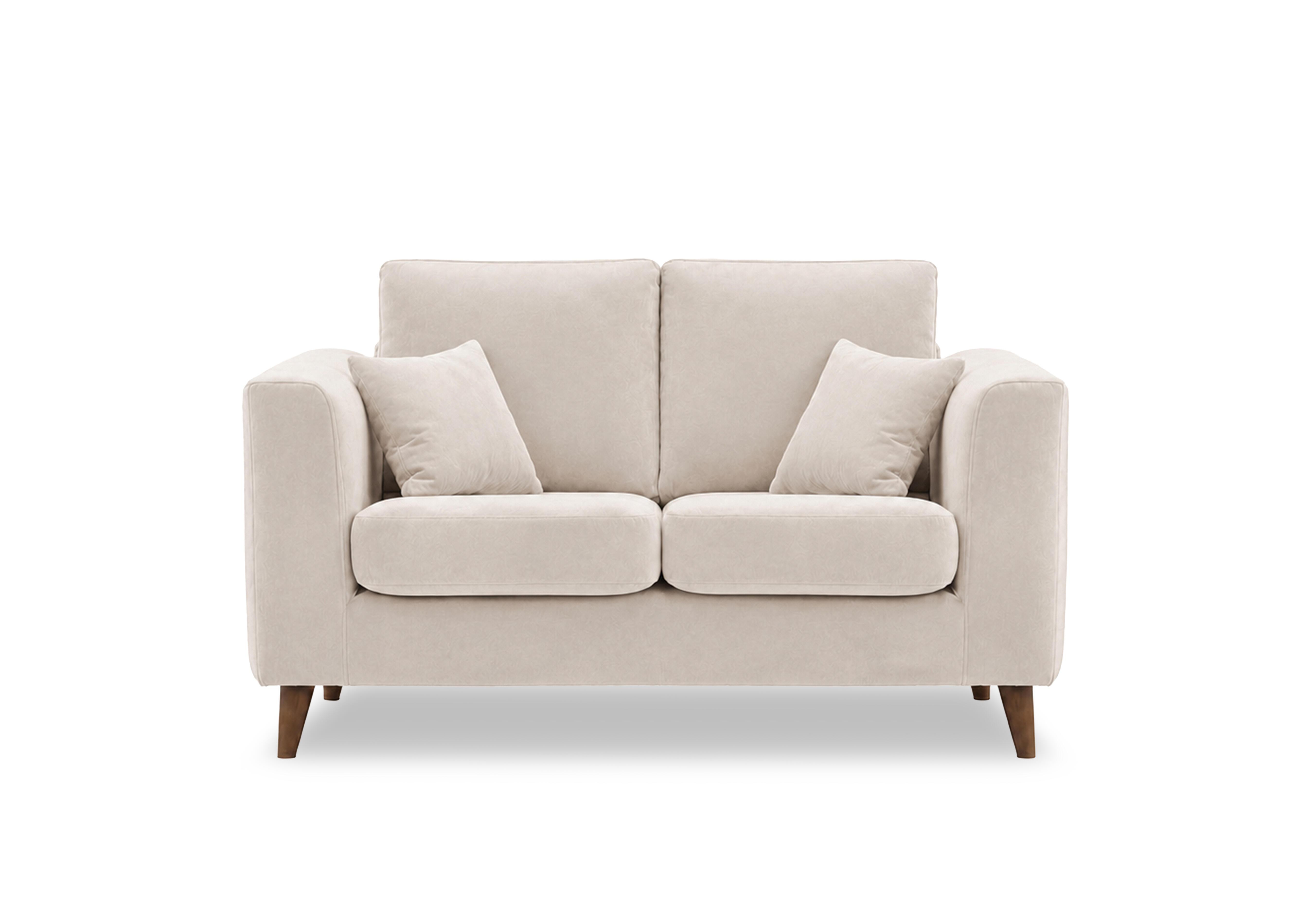 Erin 2 Seater Fabric Sofa in Tiffany Beige Dk Ft on Furniture Village