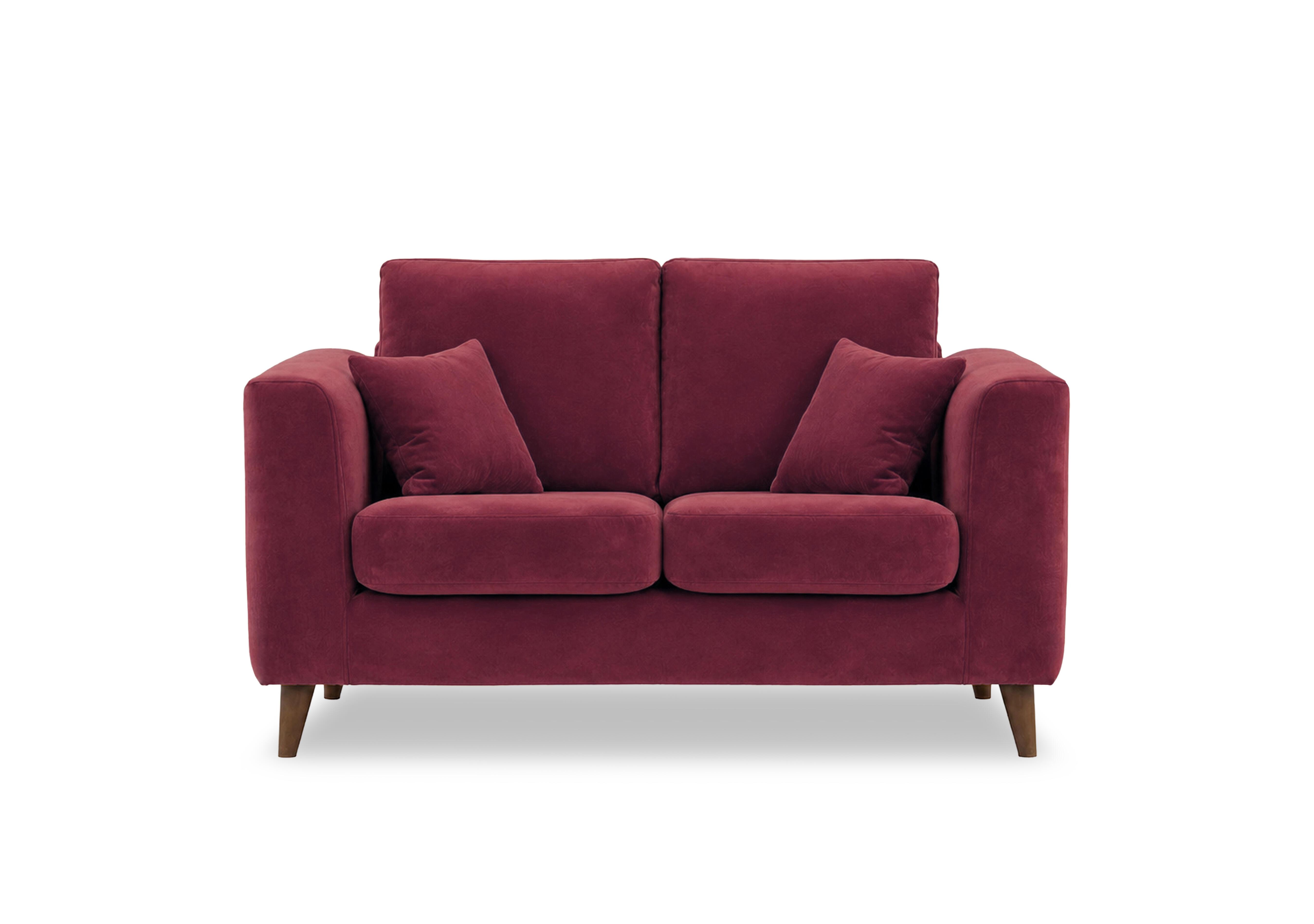 Erin 2 Seater Fabric Sofa in Tiffany Chianti Dk Ft on Furniture Village