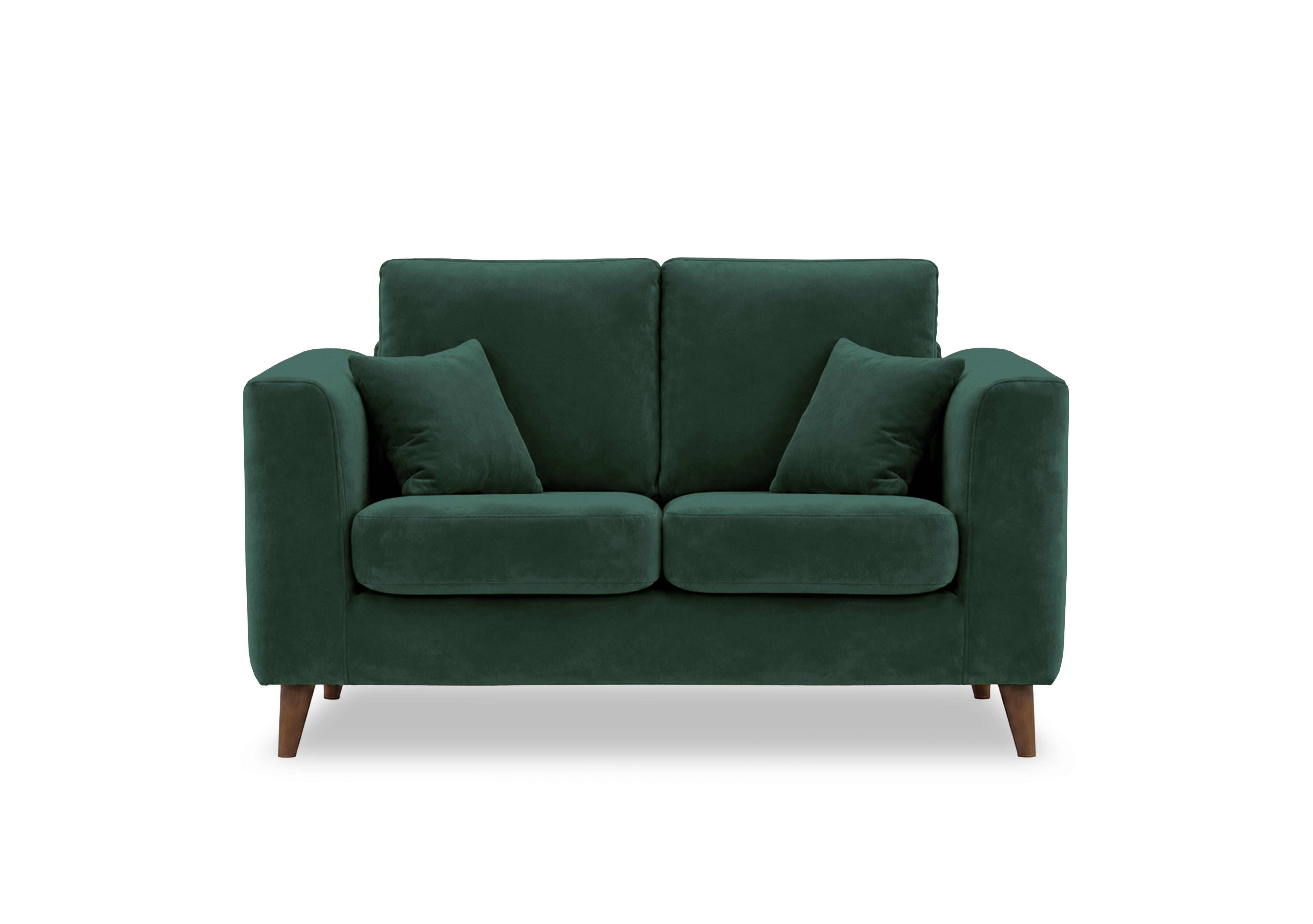 Erin 2 Seater Fabric Sofa in Tiffany Jungle Green Dk Ft on Furniture Village
