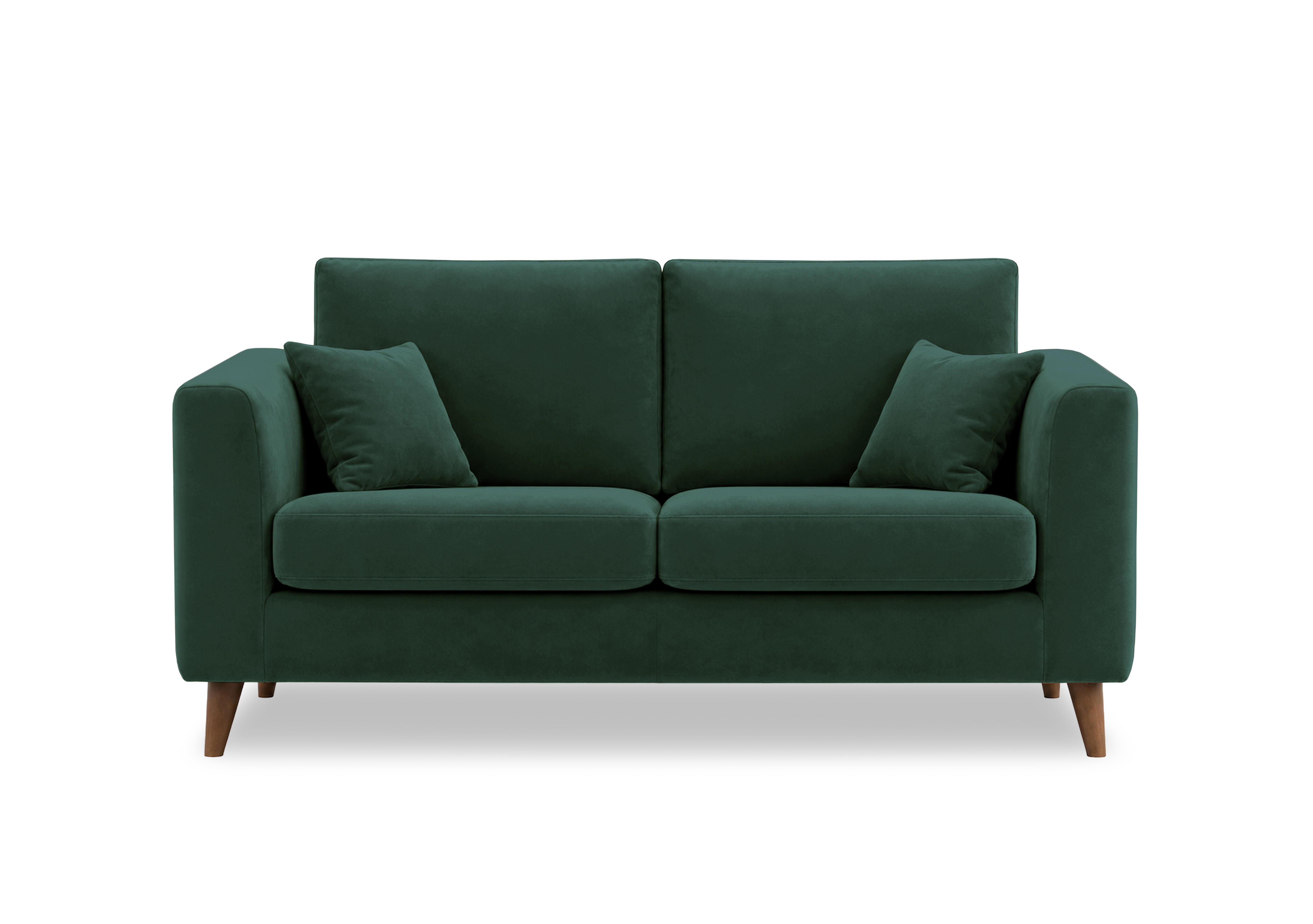 Erin 3 Seater Fabric Sofa in Tiffany Jungle Green Dk Ft on Furniture Village