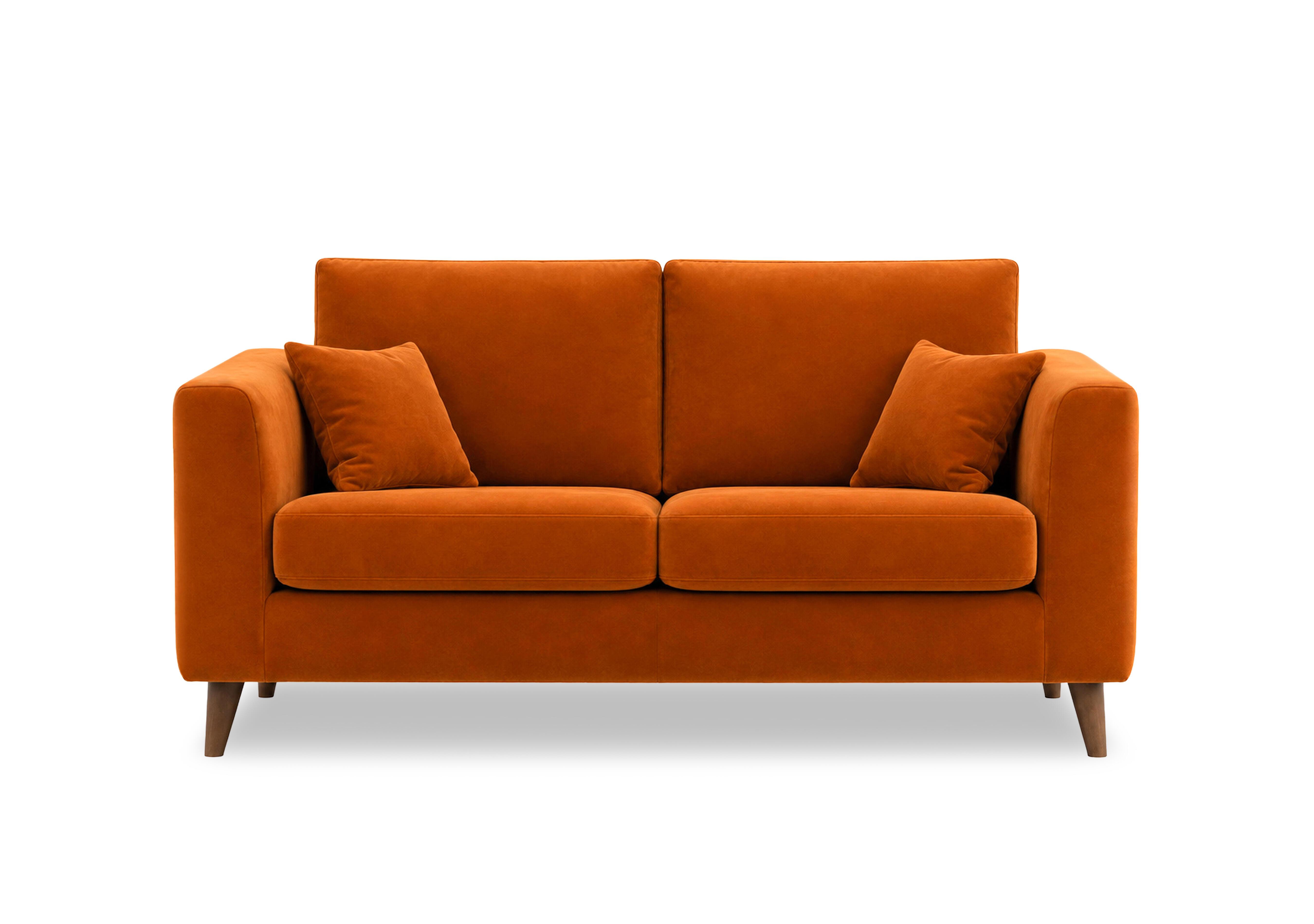Erin 3 Seater Fabric Sofa in Tiffany Rust Dk Ft on Furniture Village
