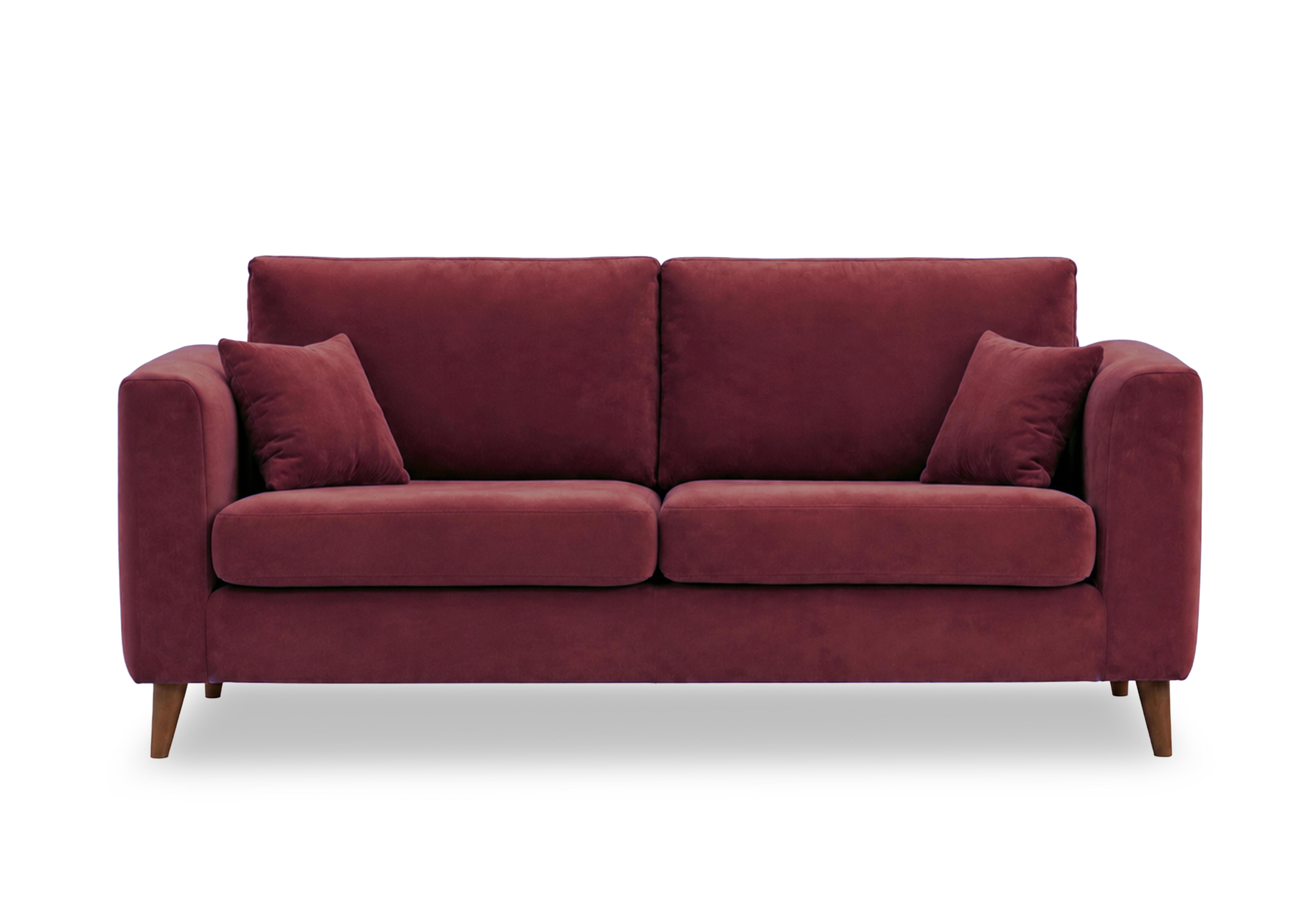 Erin 4 Seater Fabric Sofa in Tiffany Chianti Dk Ft on Furniture Village