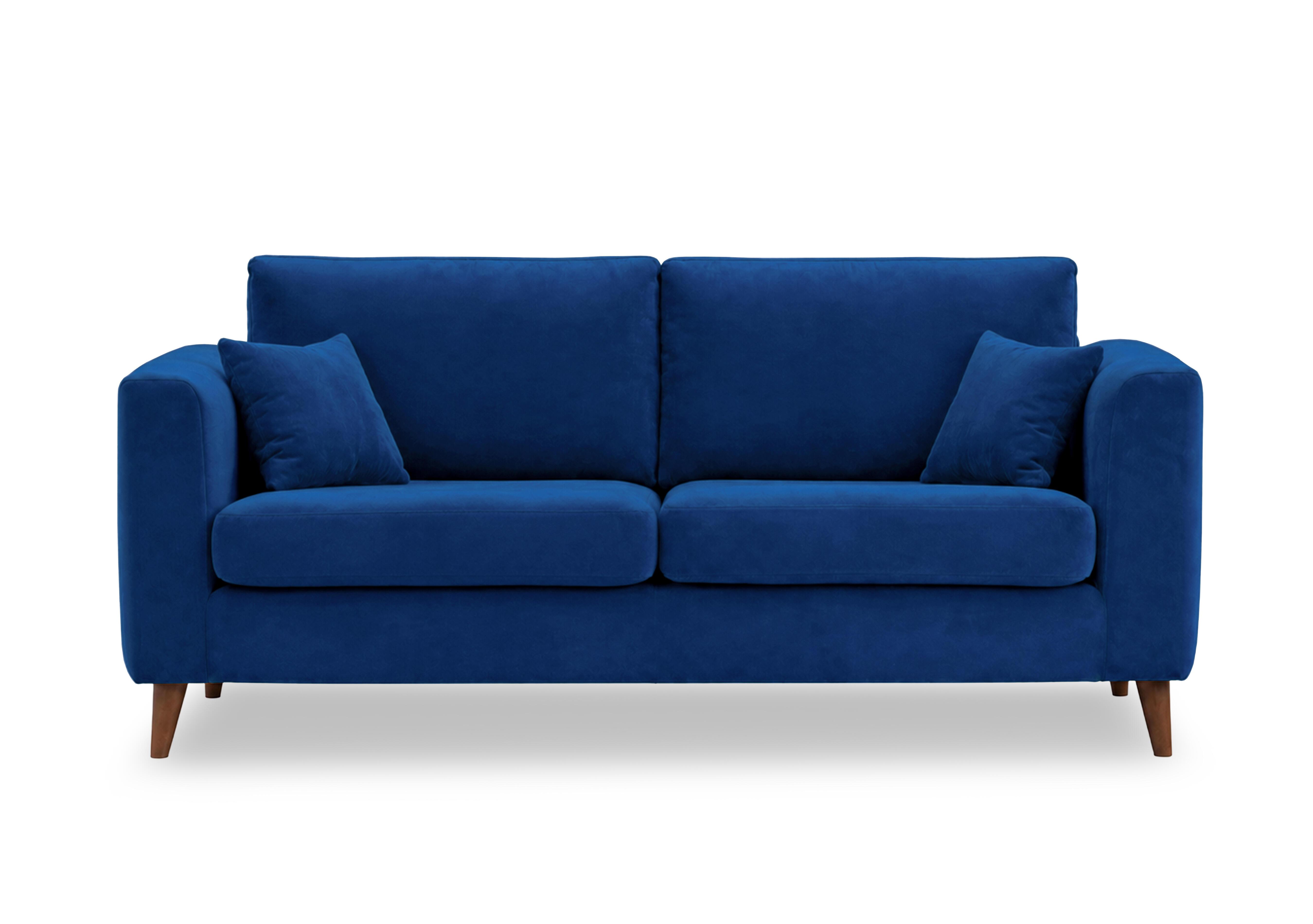 Erin 4 Seater Fabric Sofa in Tiffany Navy Dk Ft on Furniture Village