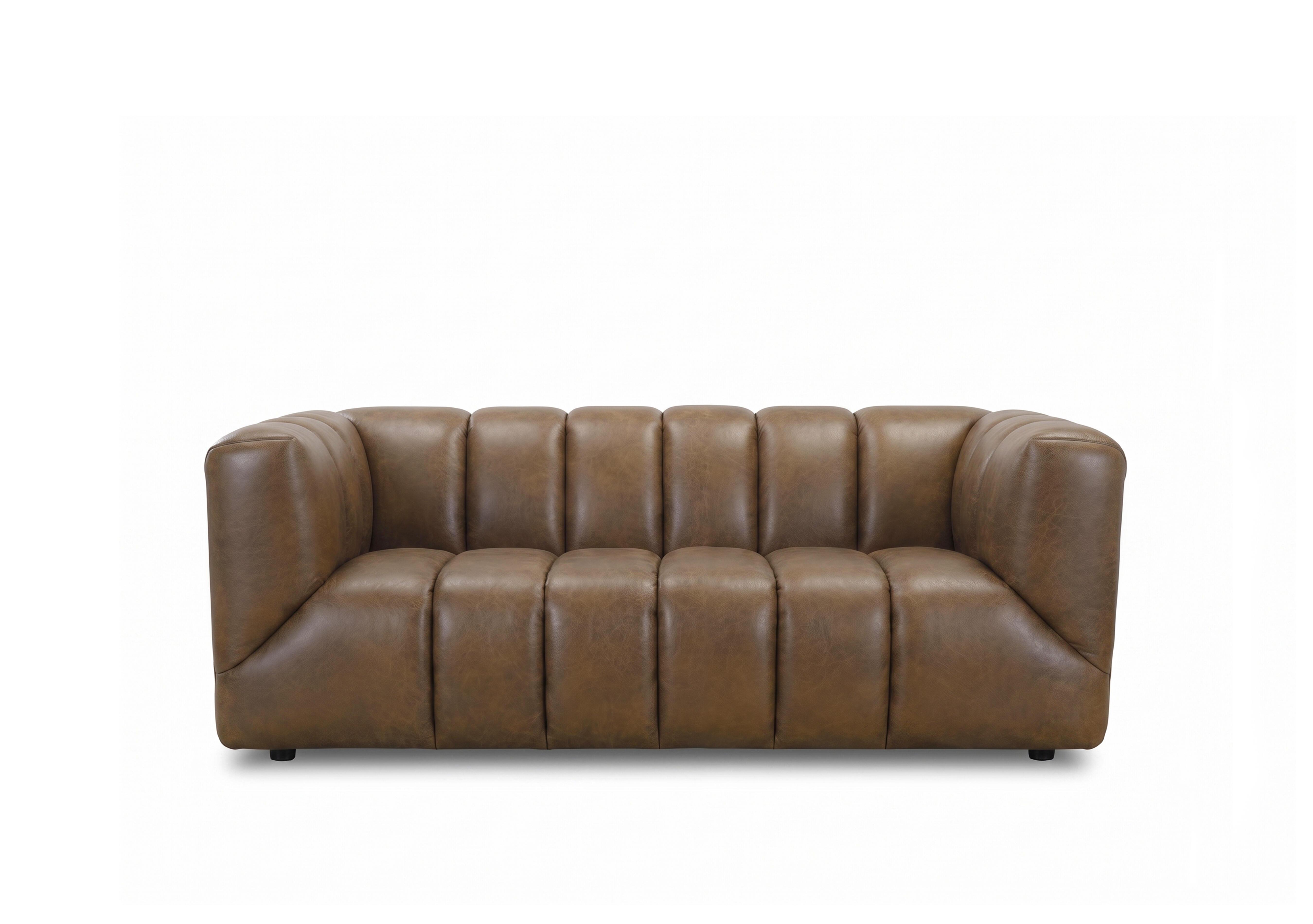 Henna 2 Seater Leather Sofa in Portobello H6313 on Furniture Village