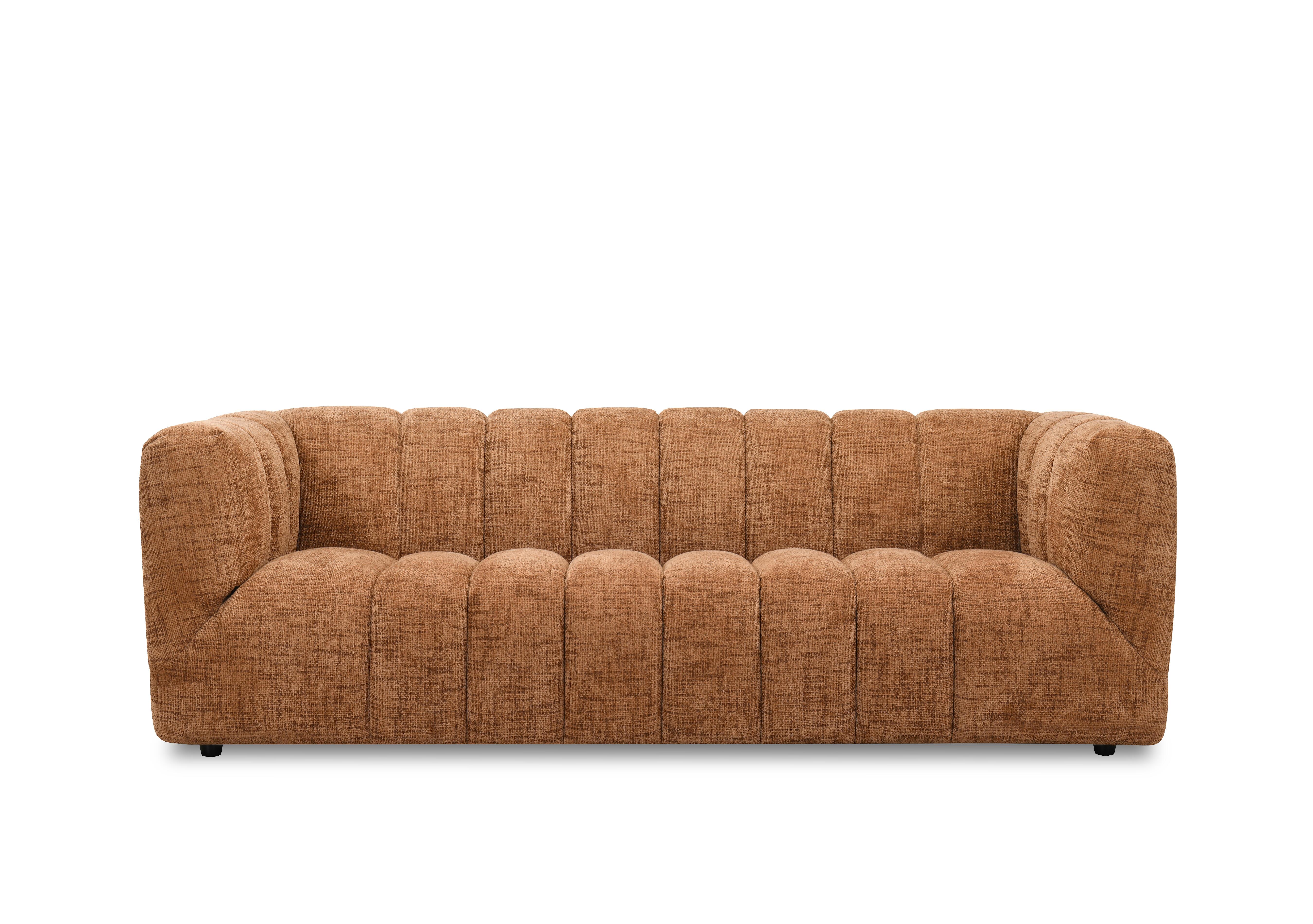 Henna 2.5 Seater Fabric Sofa in Rust Tx2902 on Furniture Village