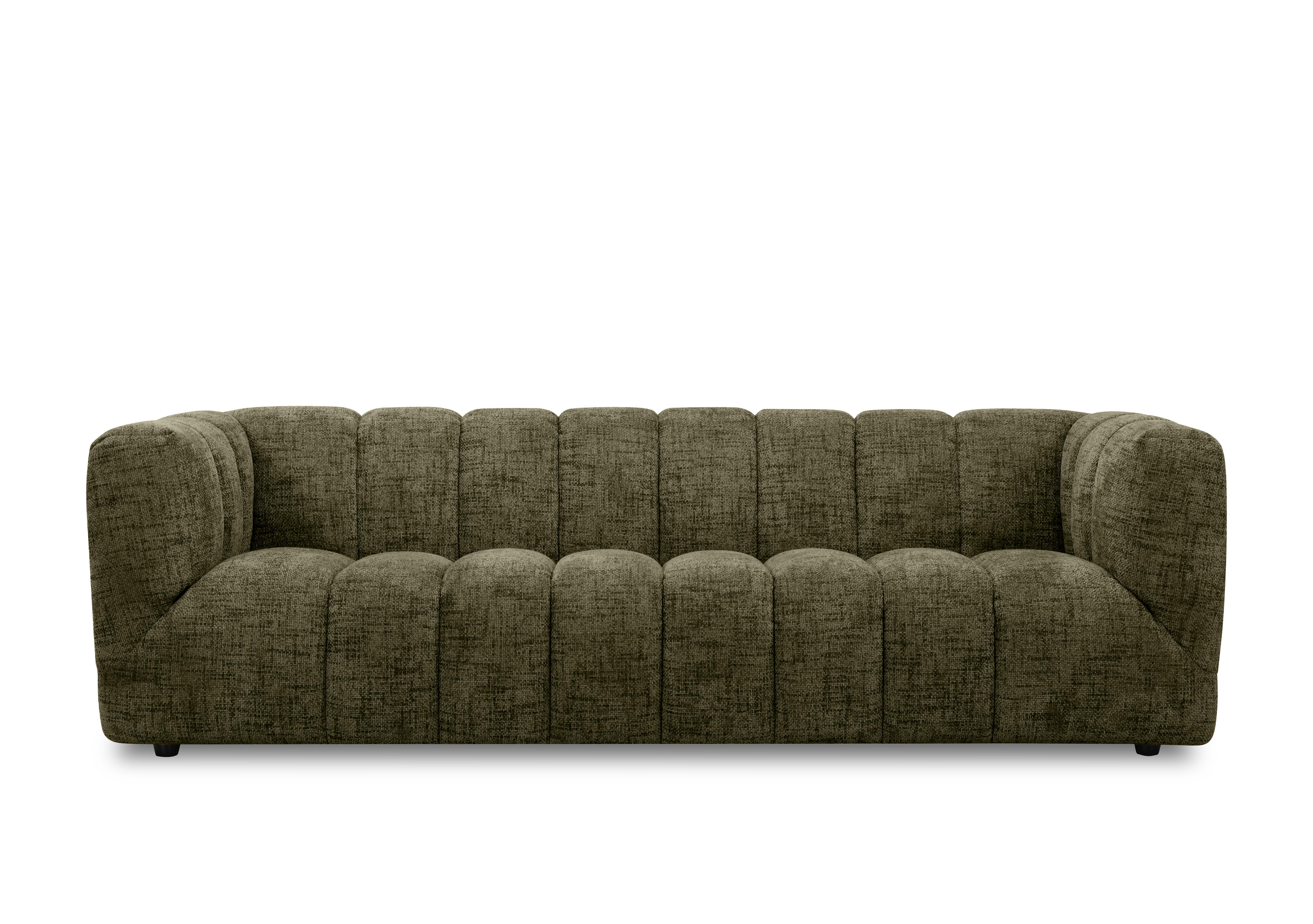 Henna 3 Seater Fabric Sofa in Forest Tx2903 on Furniture Village