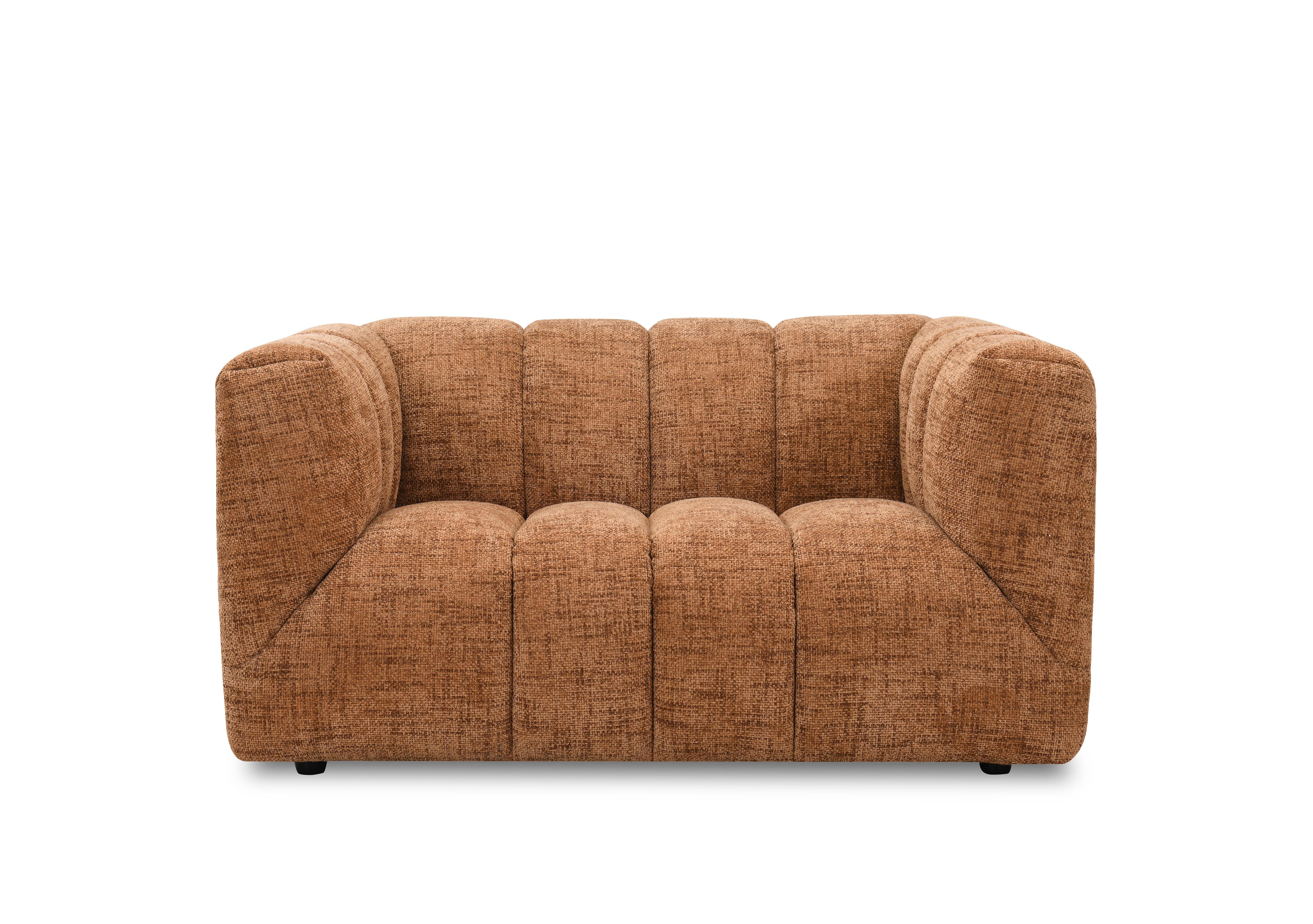 Henna Fabric Snuggler in Rust Tx2902 on Furniture Village