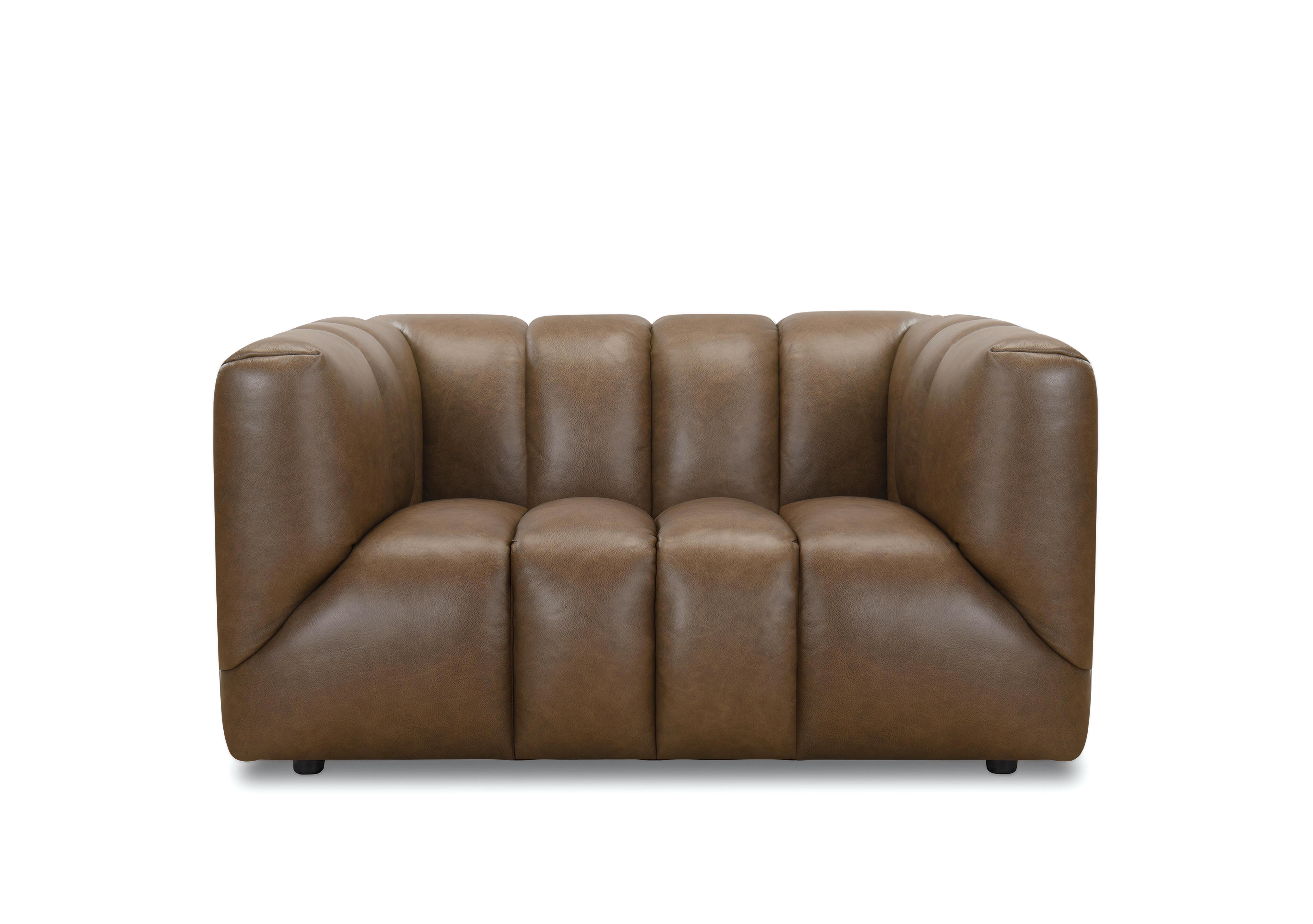 Henna Leather Snuggler in Portobello H6313 on Furniture Village