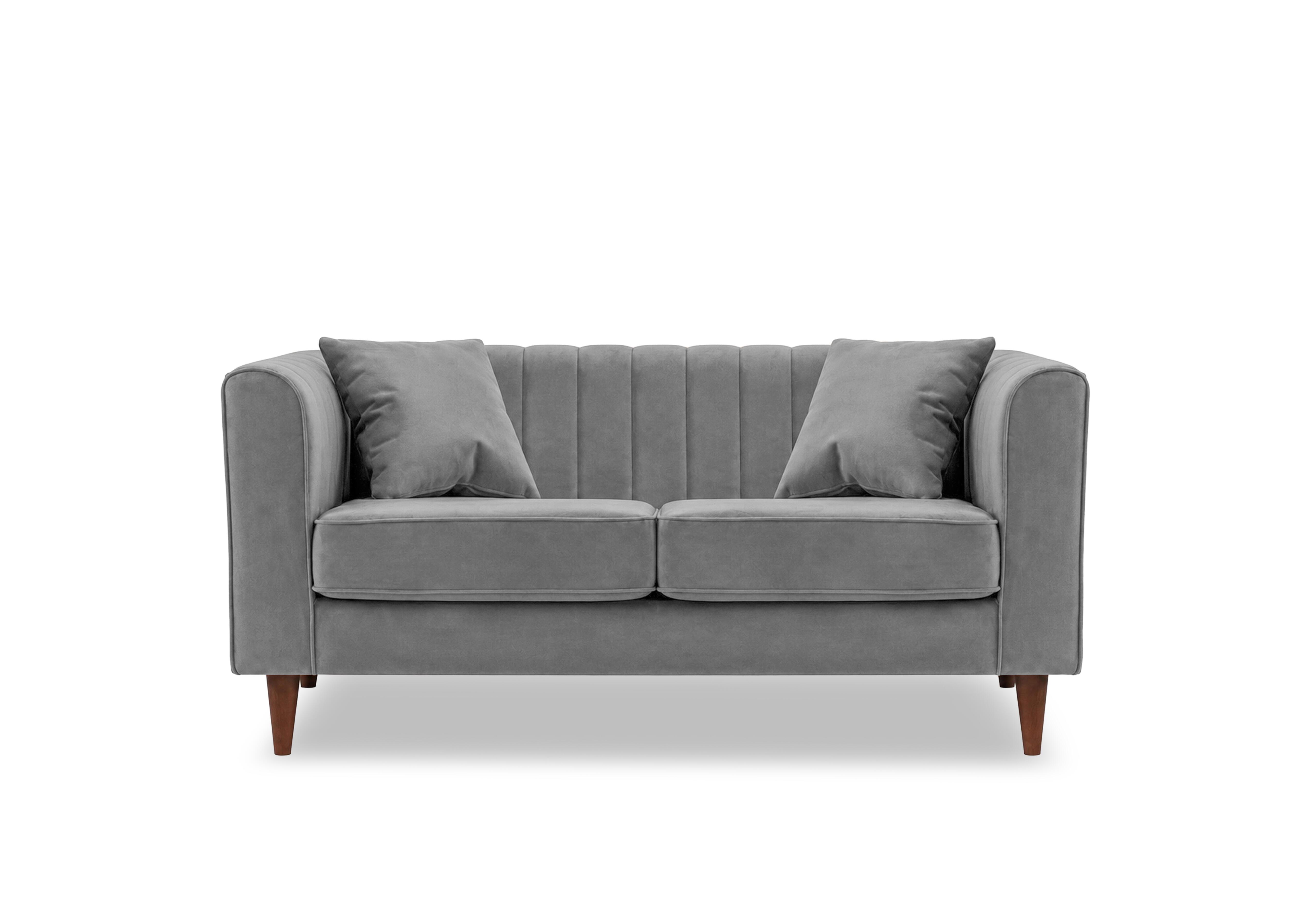Margo 2 Seater Fabric Sofa in Tiffany Grey Dk Ft on Furniture Village