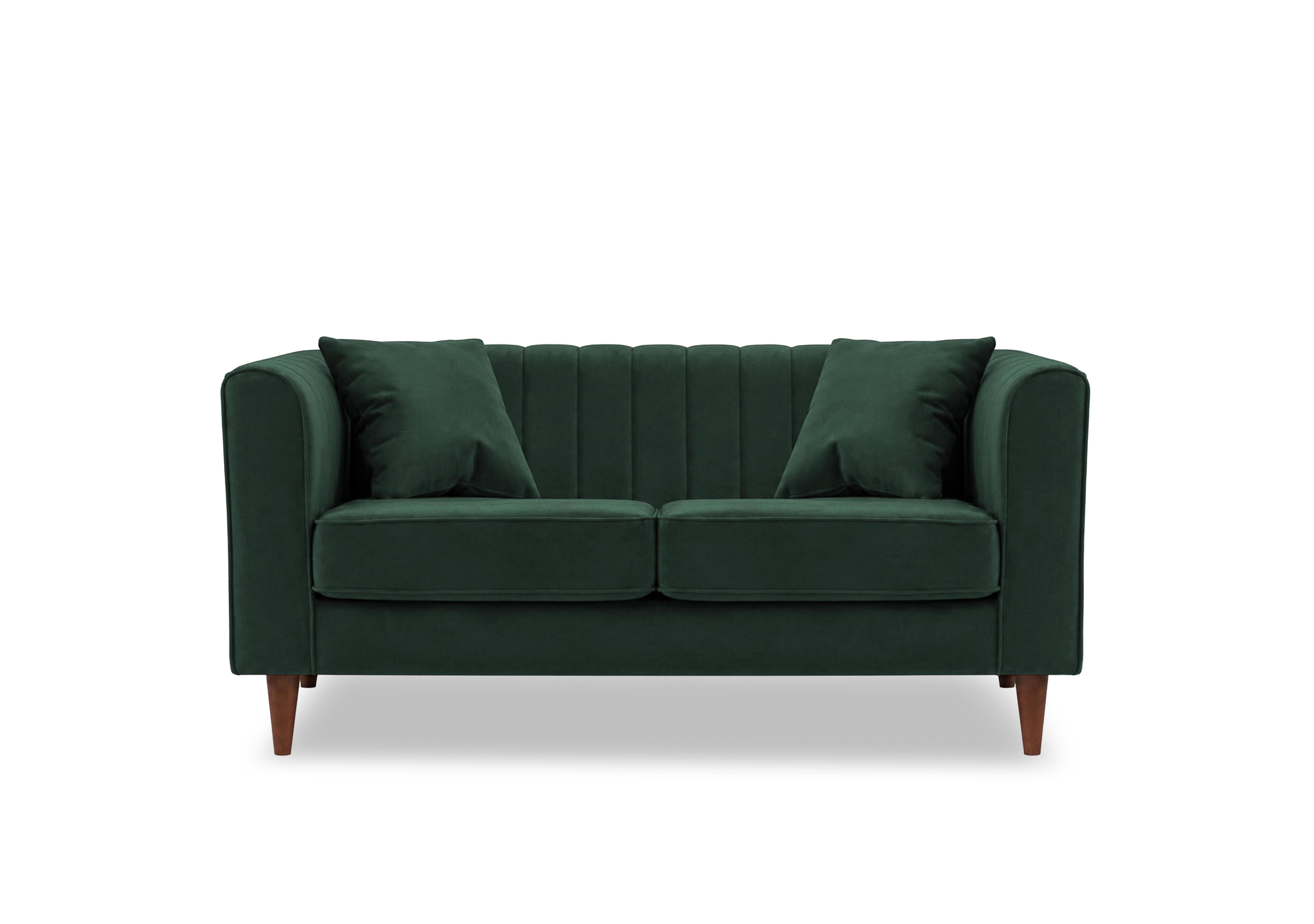 Margo 2 Seater Fabric Sofa in Tiffany Jungle Green Dk Ft on Furniture Village