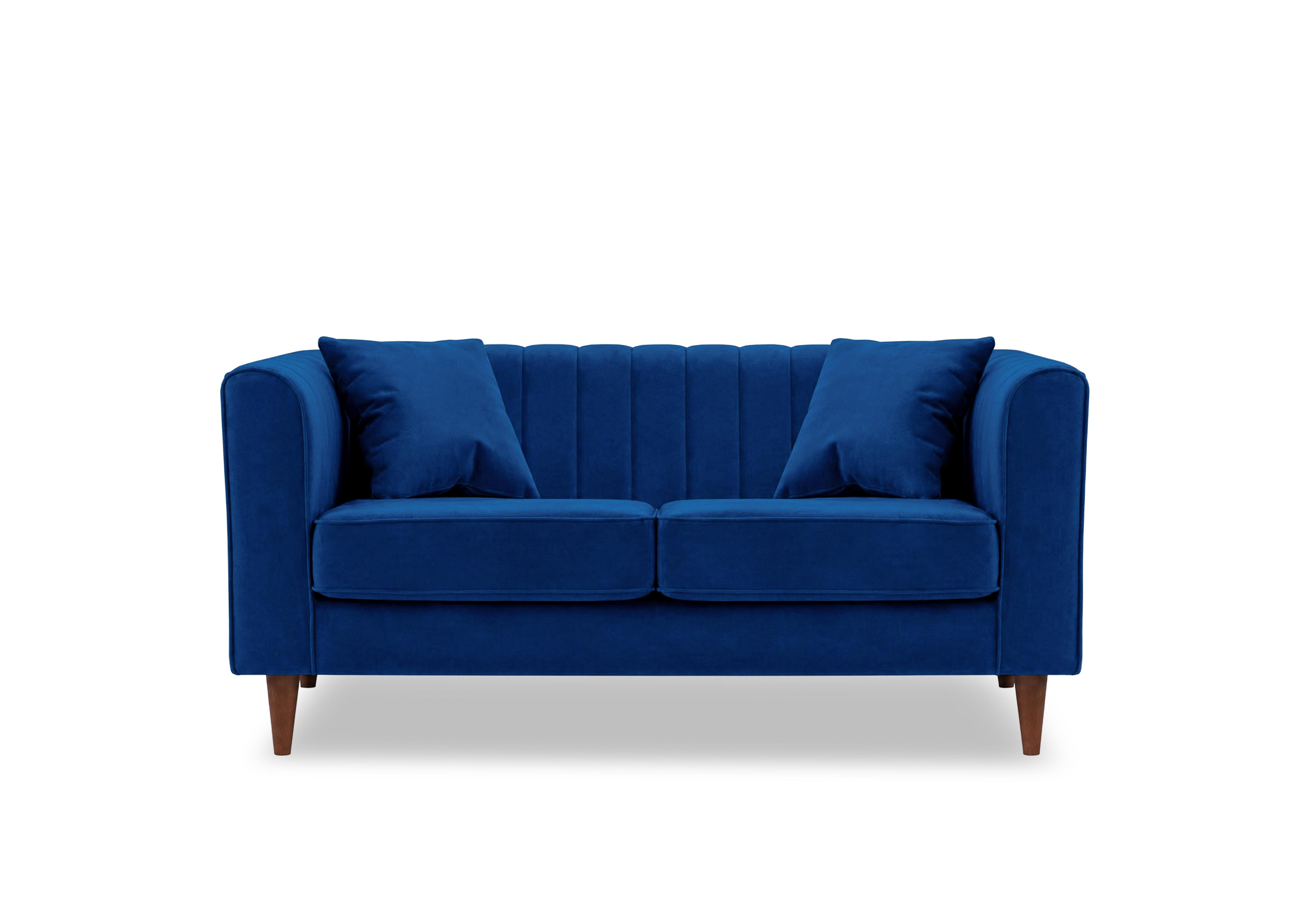 Margo 2 Seater Fabric Sofa in Tiffany Navy Dk Ft on Furniture Village