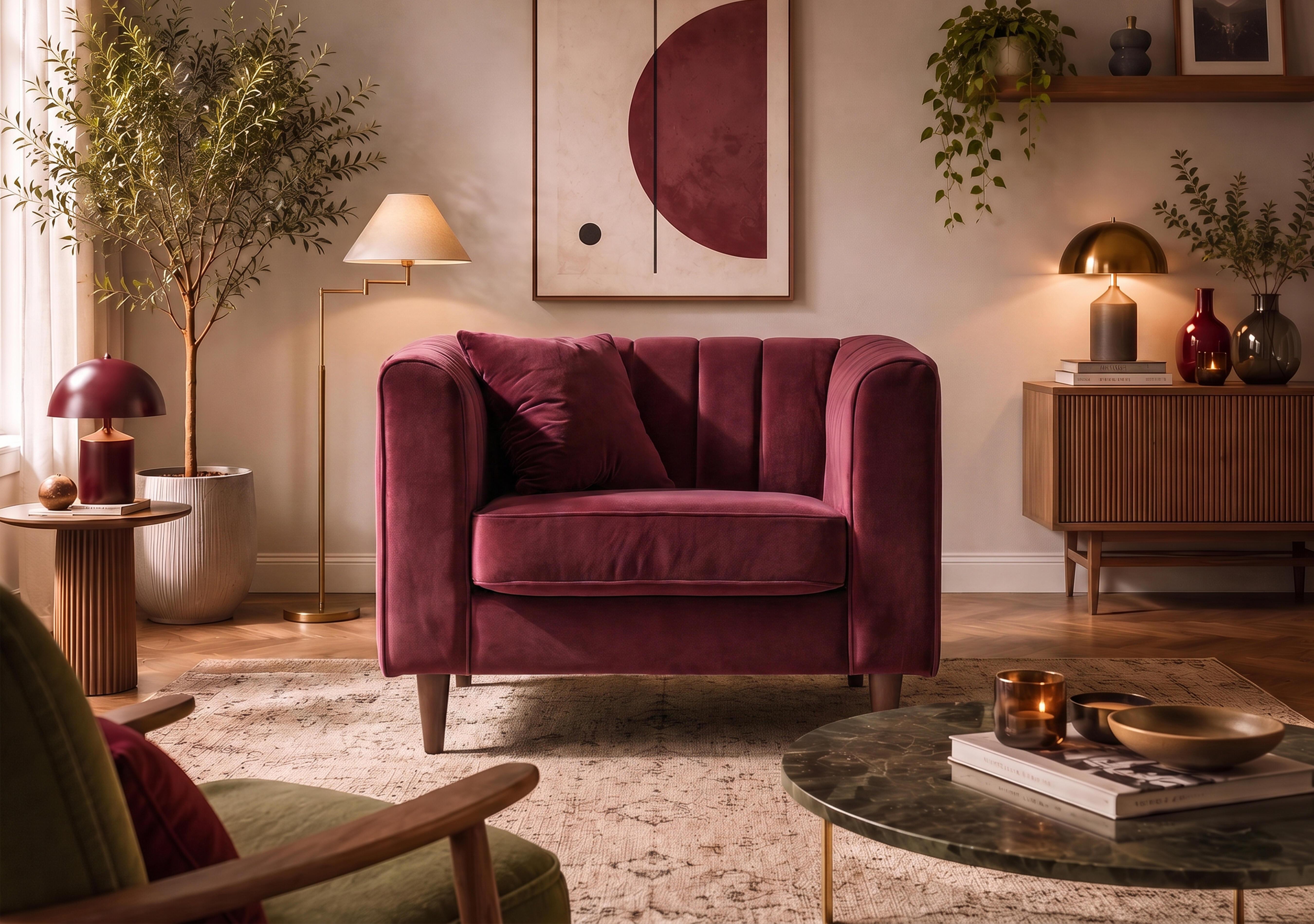 Margo Fabric Armchair in  on Furniture Village
