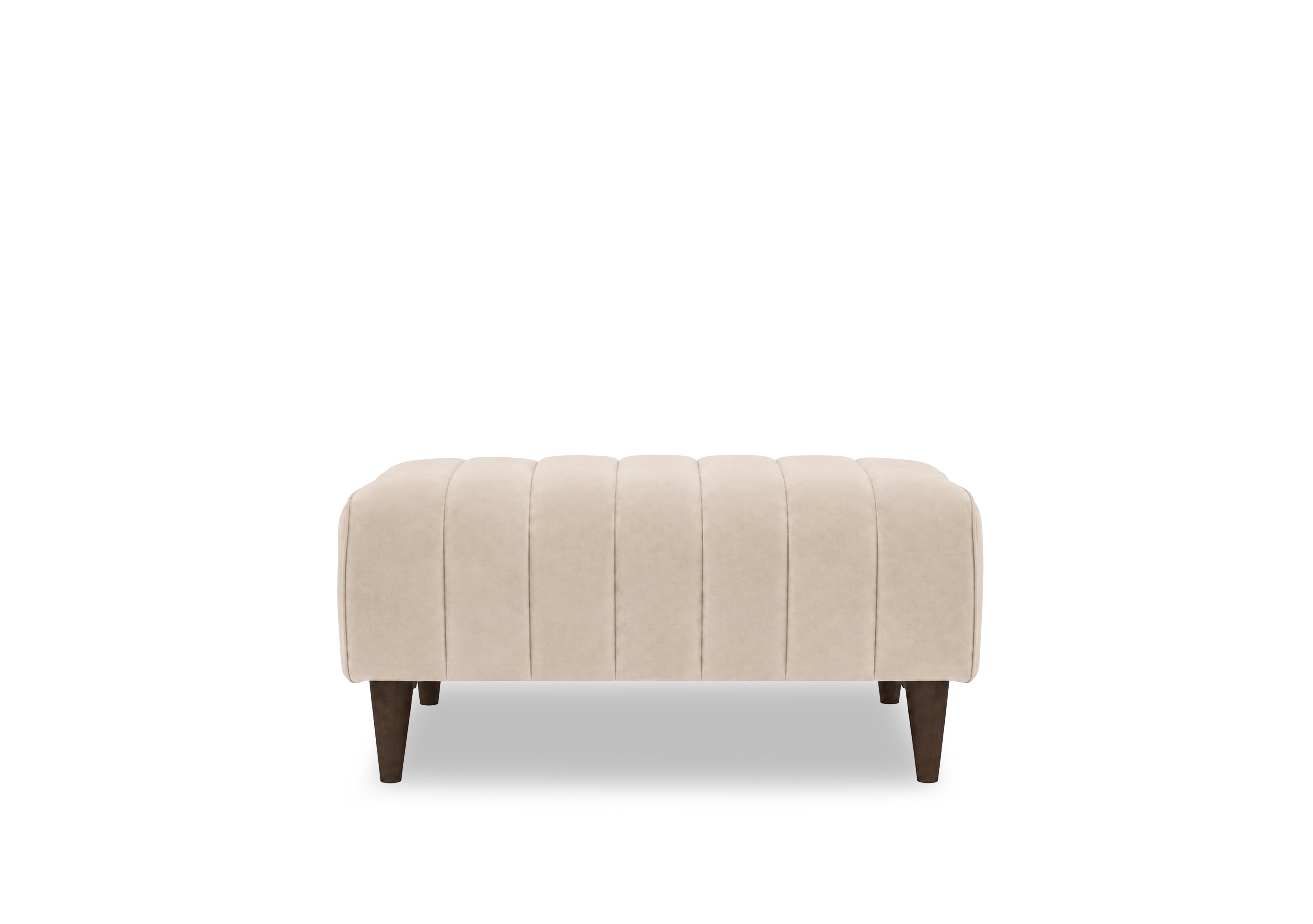 Margo Fabric Bench Footstool in Tiffany Beige Dk Ft on Furniture Village