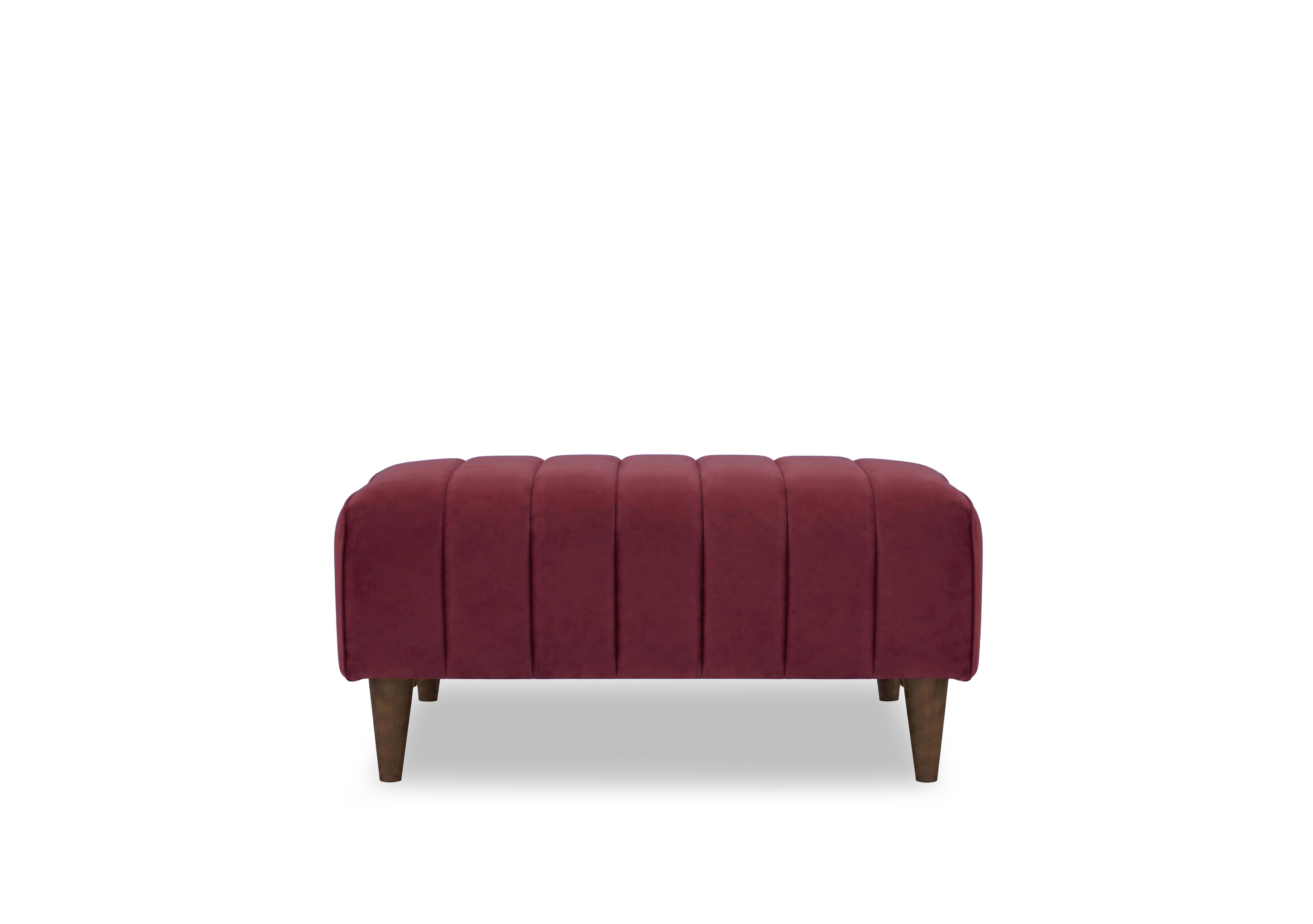 Margo Fabric Bench Footstool in Tiffany Chianti Dk Ft on Furniture Village