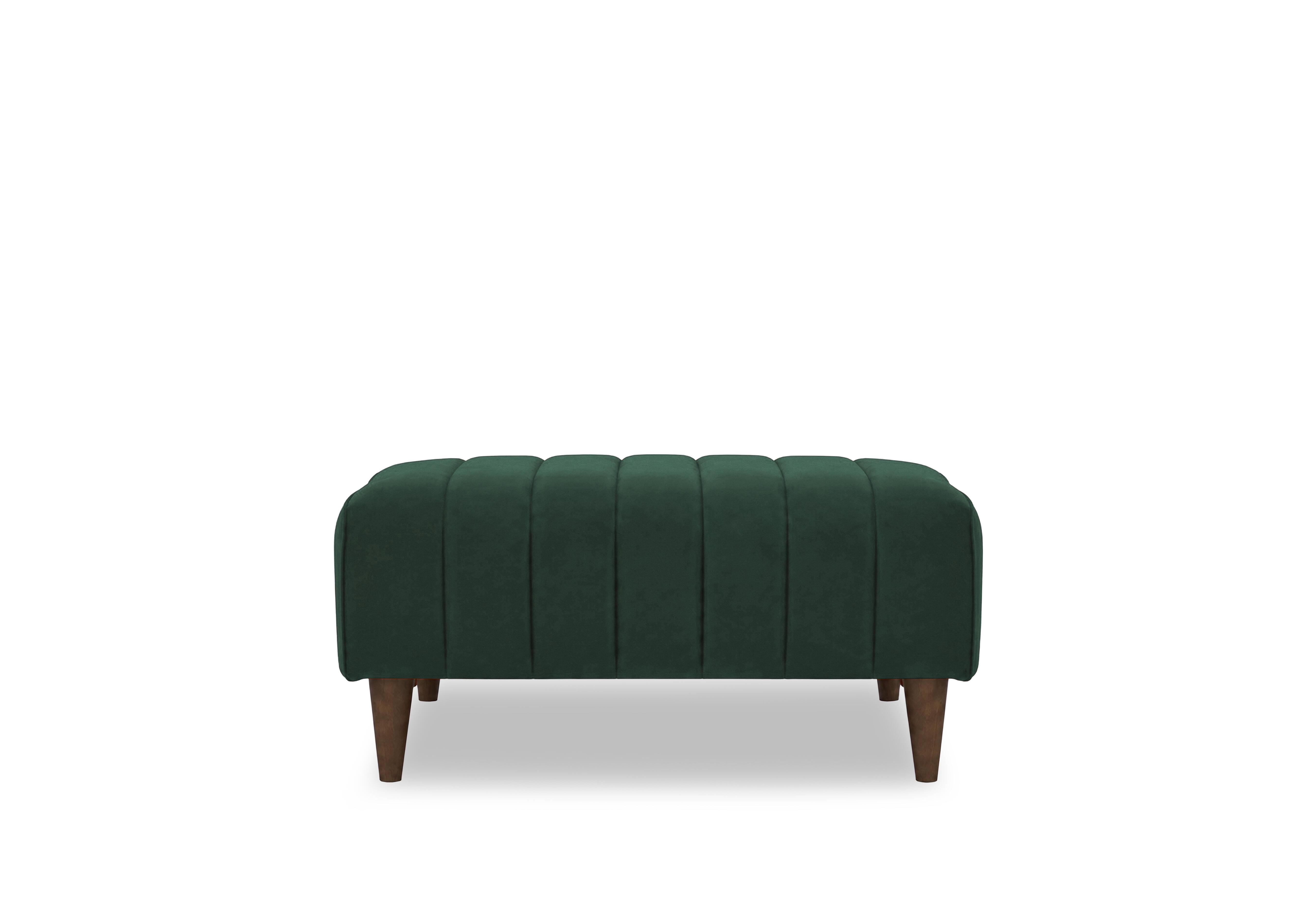 Margo Fabric Bench Footstool in Tiffany Jungle Green Dk Ft on Furniture Village