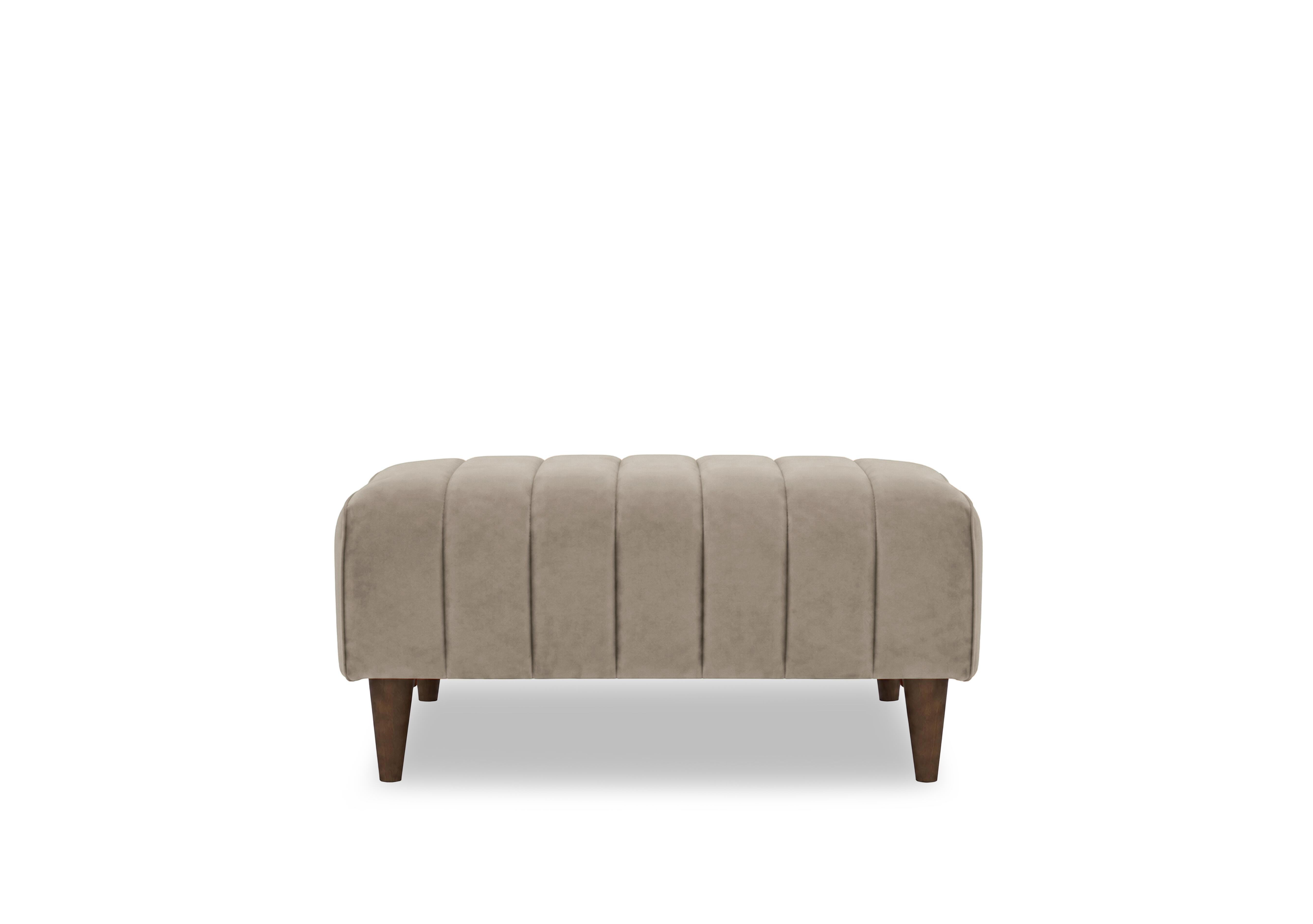Margo Fabric Bench Footstool in Tiffany Mika Dk Ft on Furniture Village