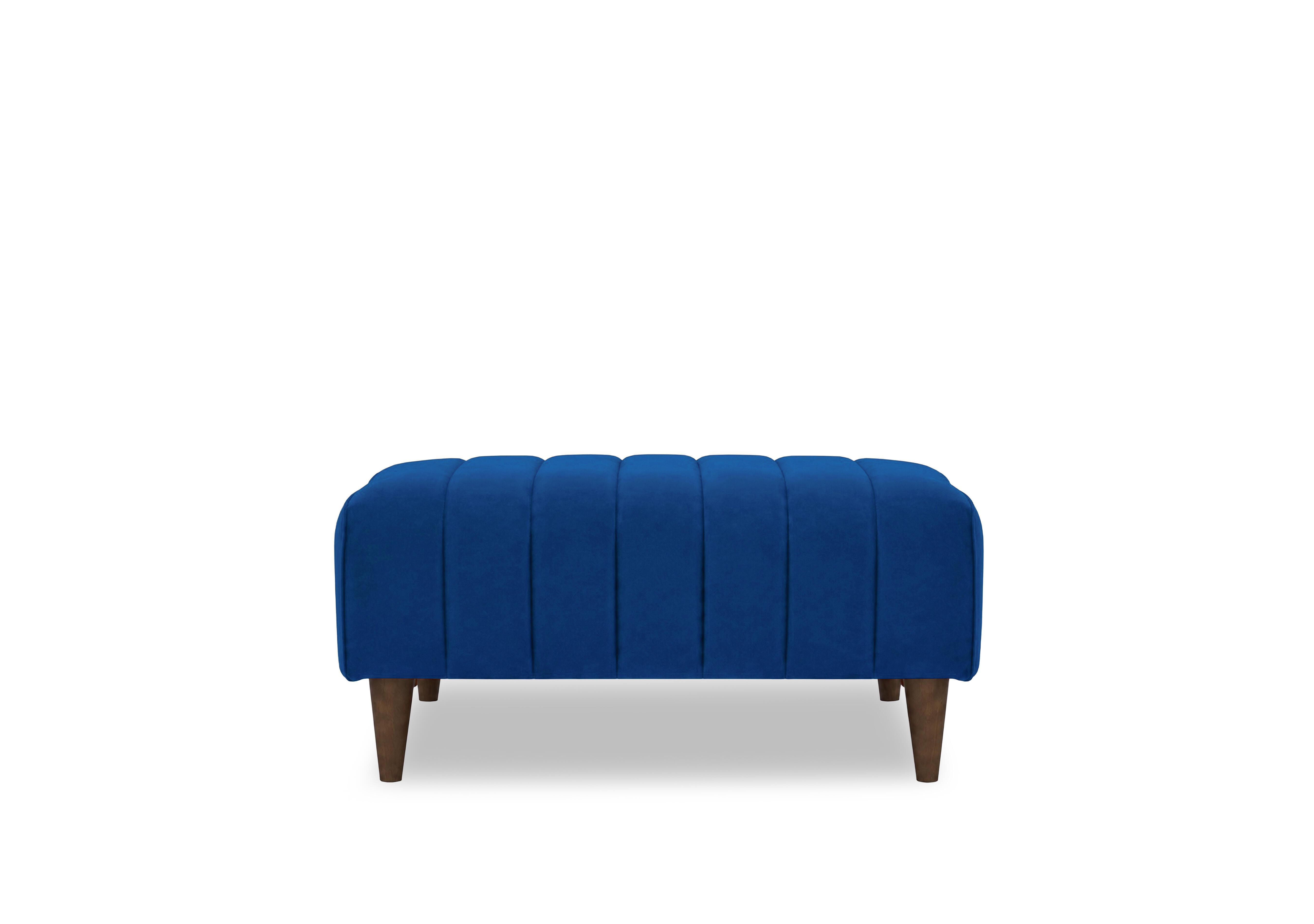 Margo Fabric Bench Footstool in Tiffany Navy Dk Ft on Furniture Village