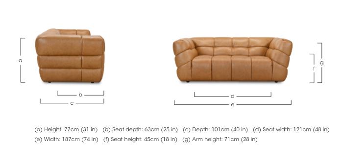 Mellow 2 Seater Leather Sofa in  on Furniture Village