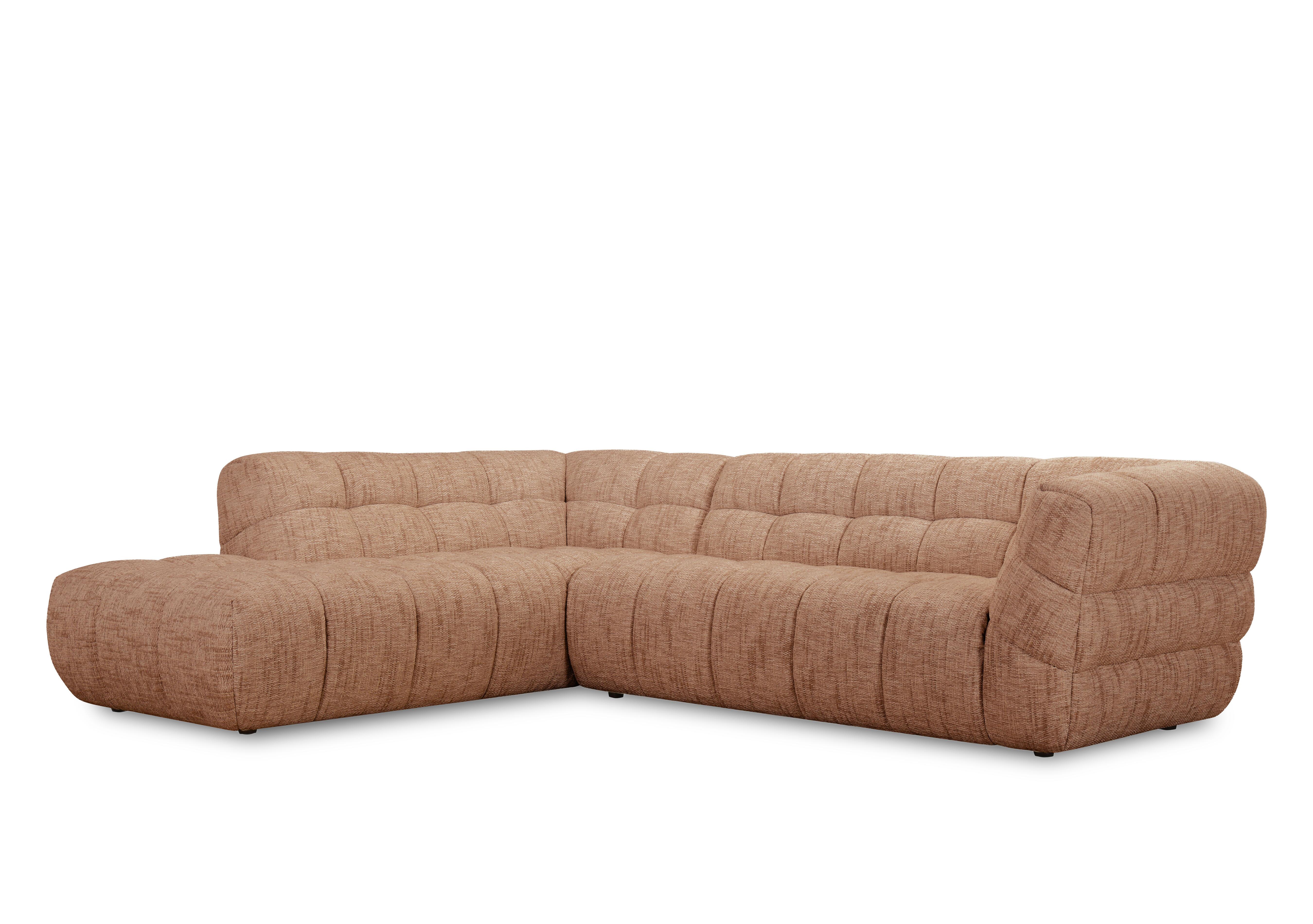 Mellow Fabric Chaise End Corner Sofa in Tan Tx4110 on Furniture Village
